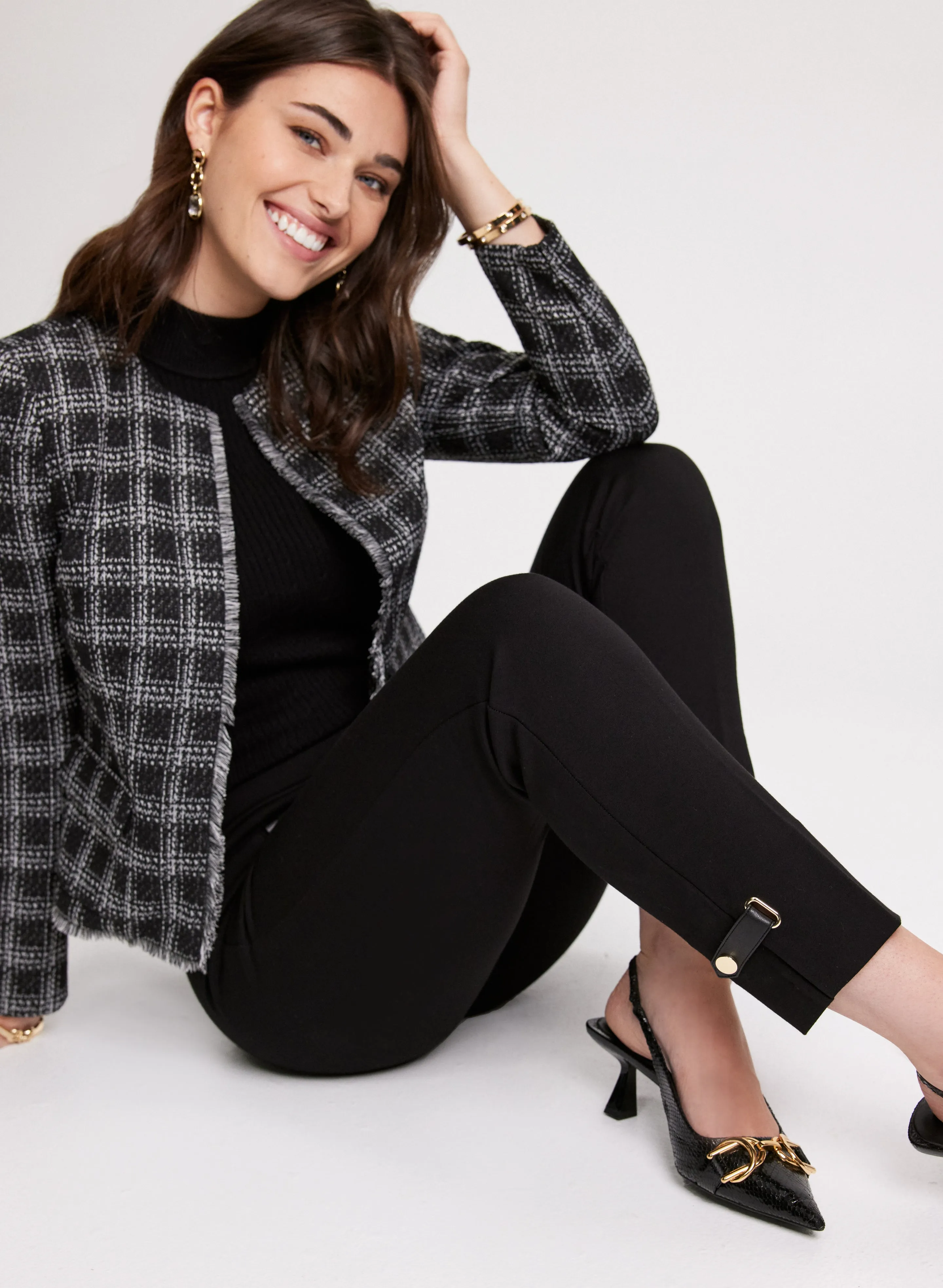 Sofia Slim-Leg Pants - Short sold by Laura product image thumbnail 4