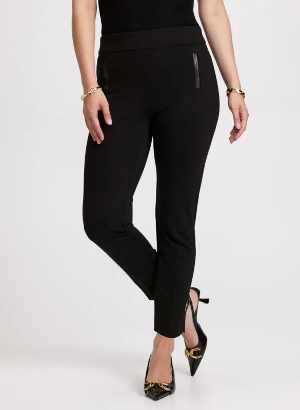 Sofia Slim-Leg Pants - Short sold by Laura