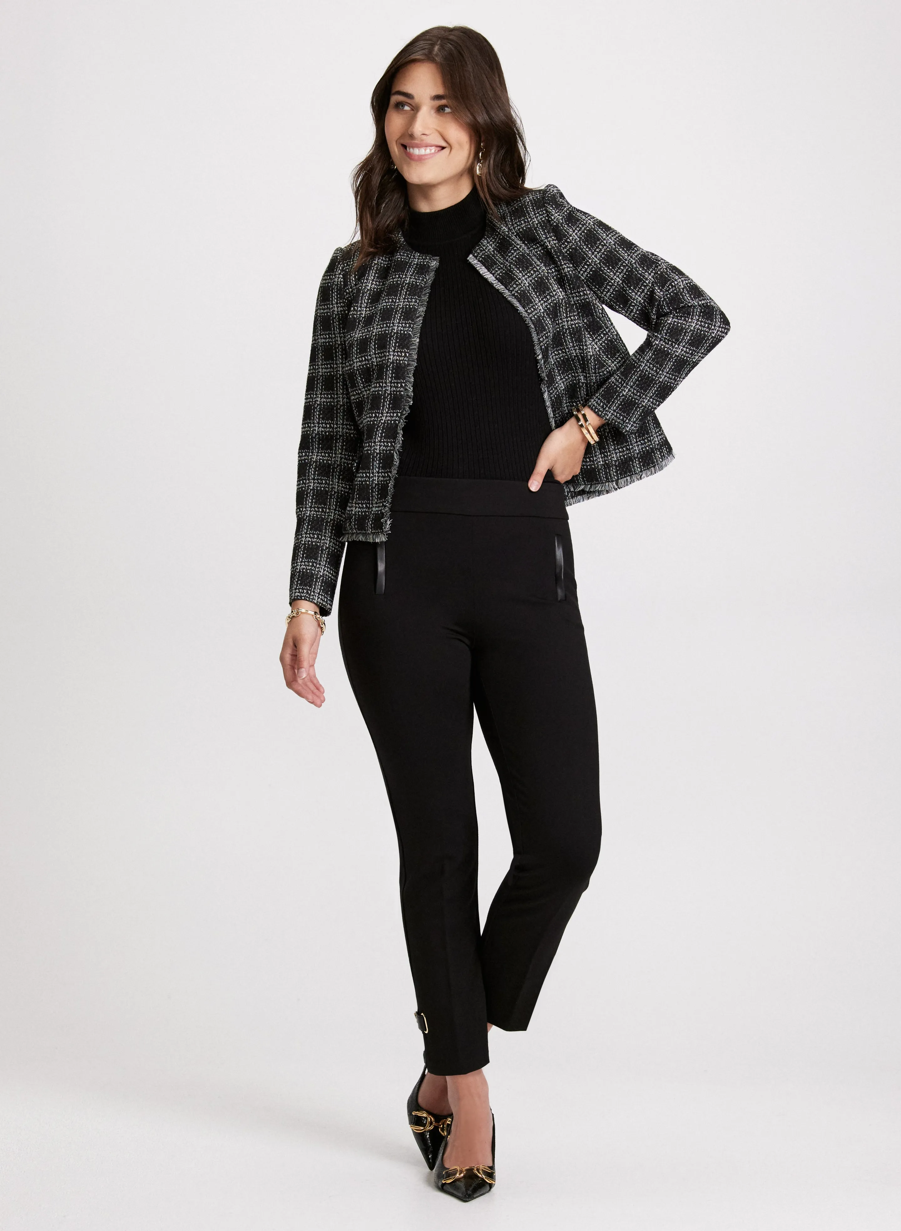 Sofia Slim-Leg Pants - Short sold by Laura product image thumbnail 3