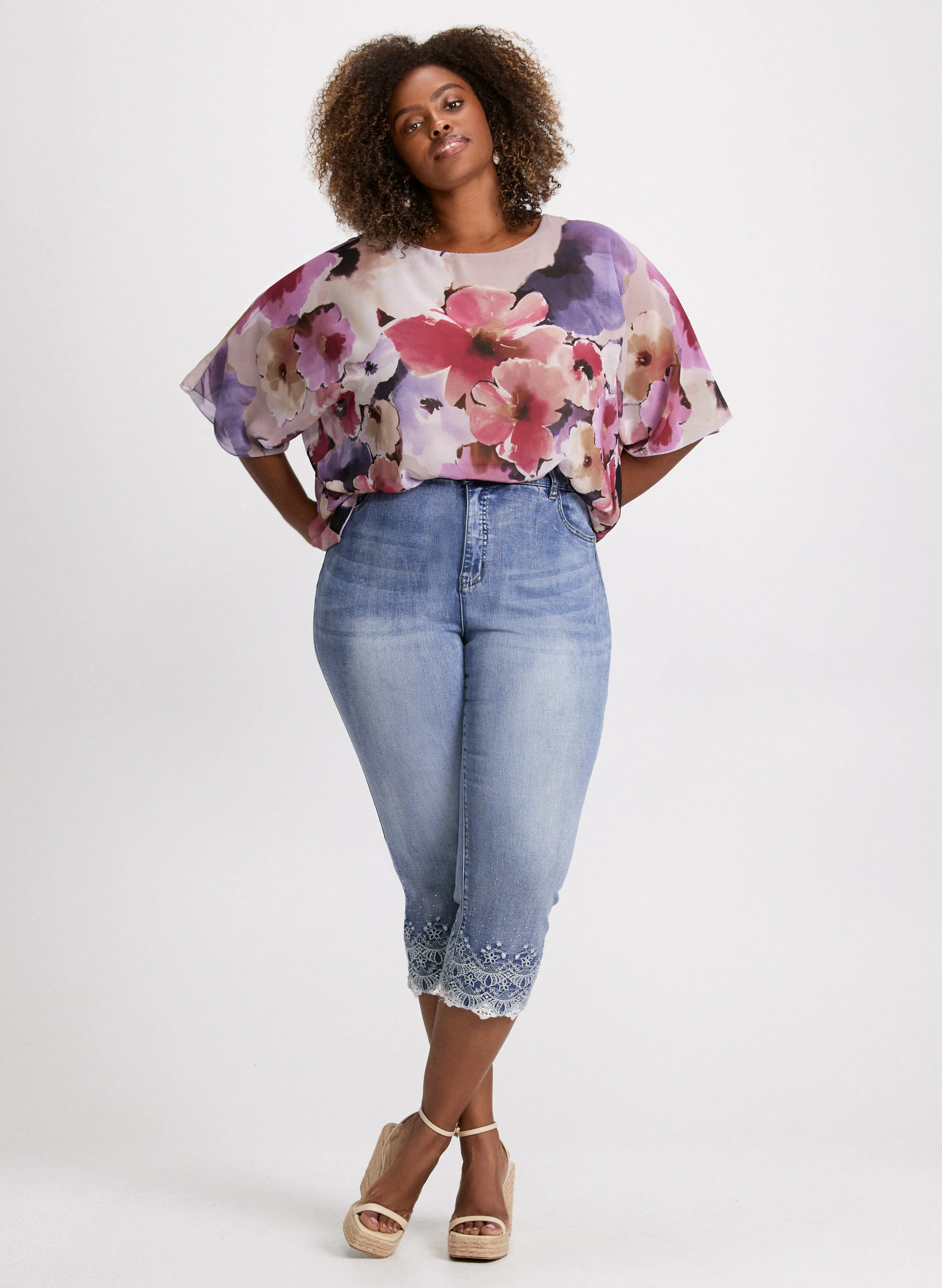 Floral Print Chiffon Blouse sold by Laura product image thumbnail 3