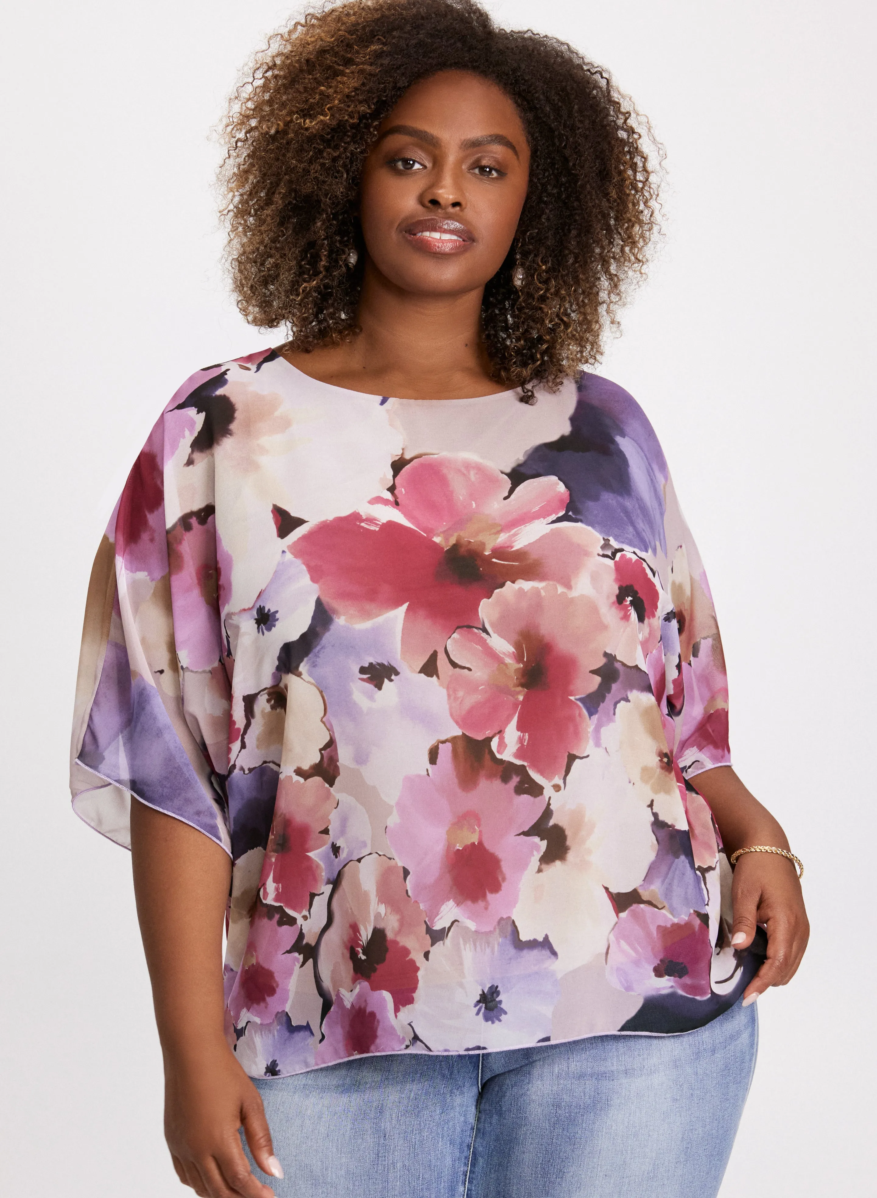 Floral Print Chiffon Blouse sold by Laura product image thumbnail 5