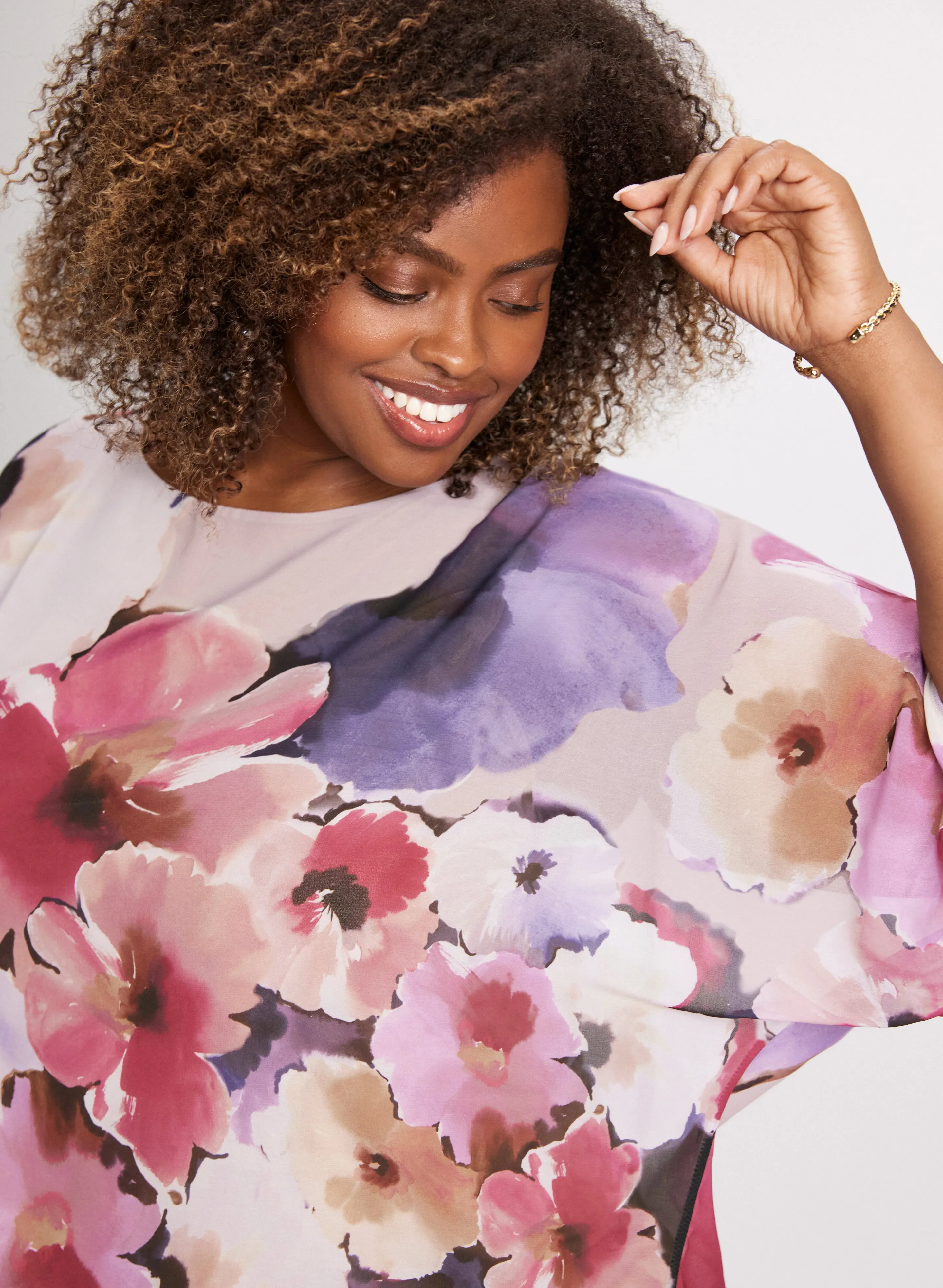 Floral Print Chiffon Blouse sold by Laura product image thumbnail 2