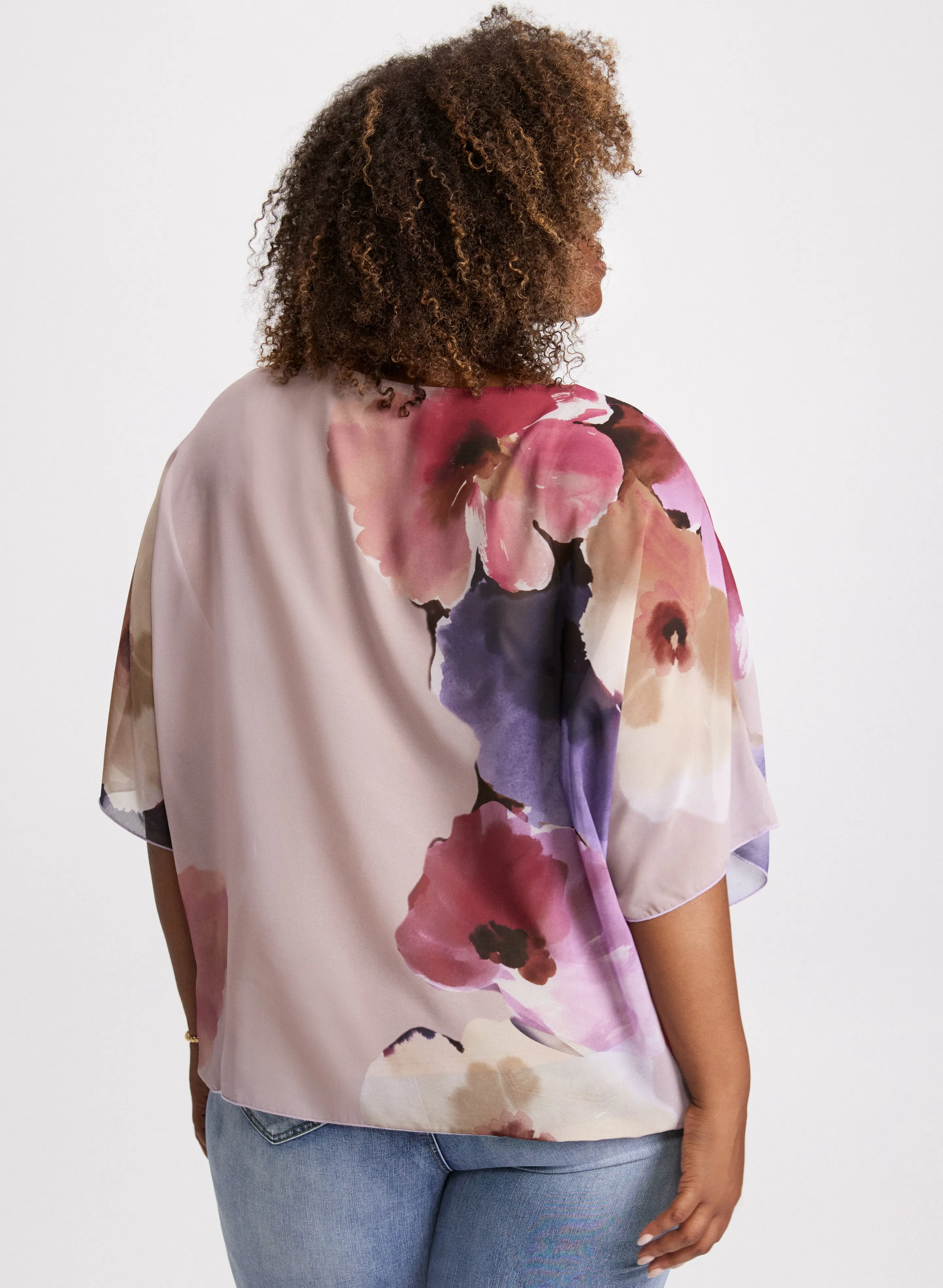 Floral Print Chiffon Blouse sold by Laura product image thumbnail 4