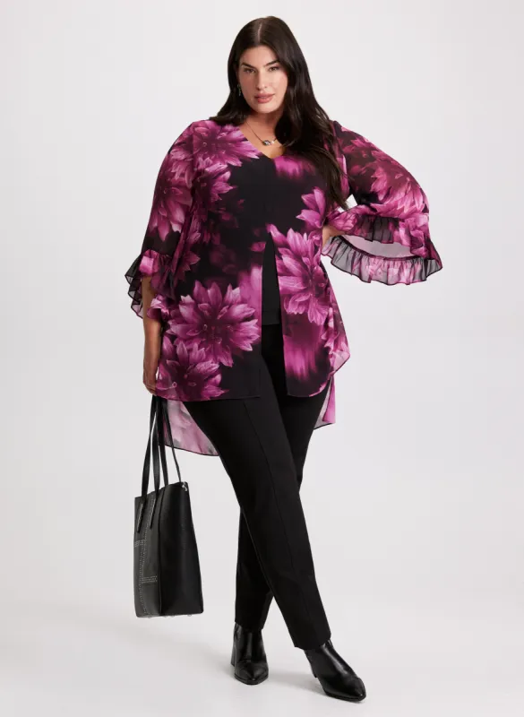 Flare Sleeve Blouse & Slim-Leg Pants sold by Laura