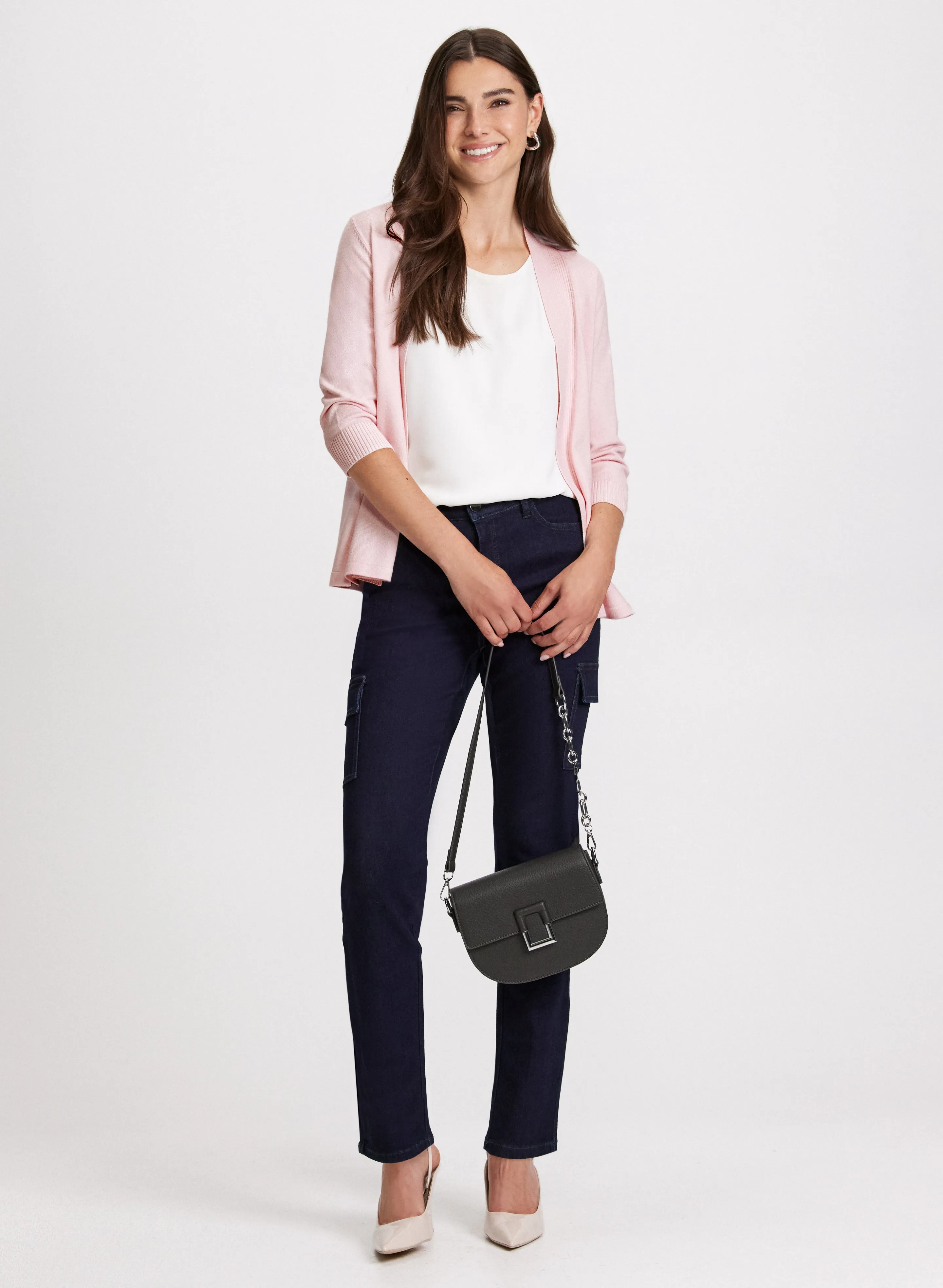 Pointelle Stitch Cardigan sold by Laura product image thumbnail 3