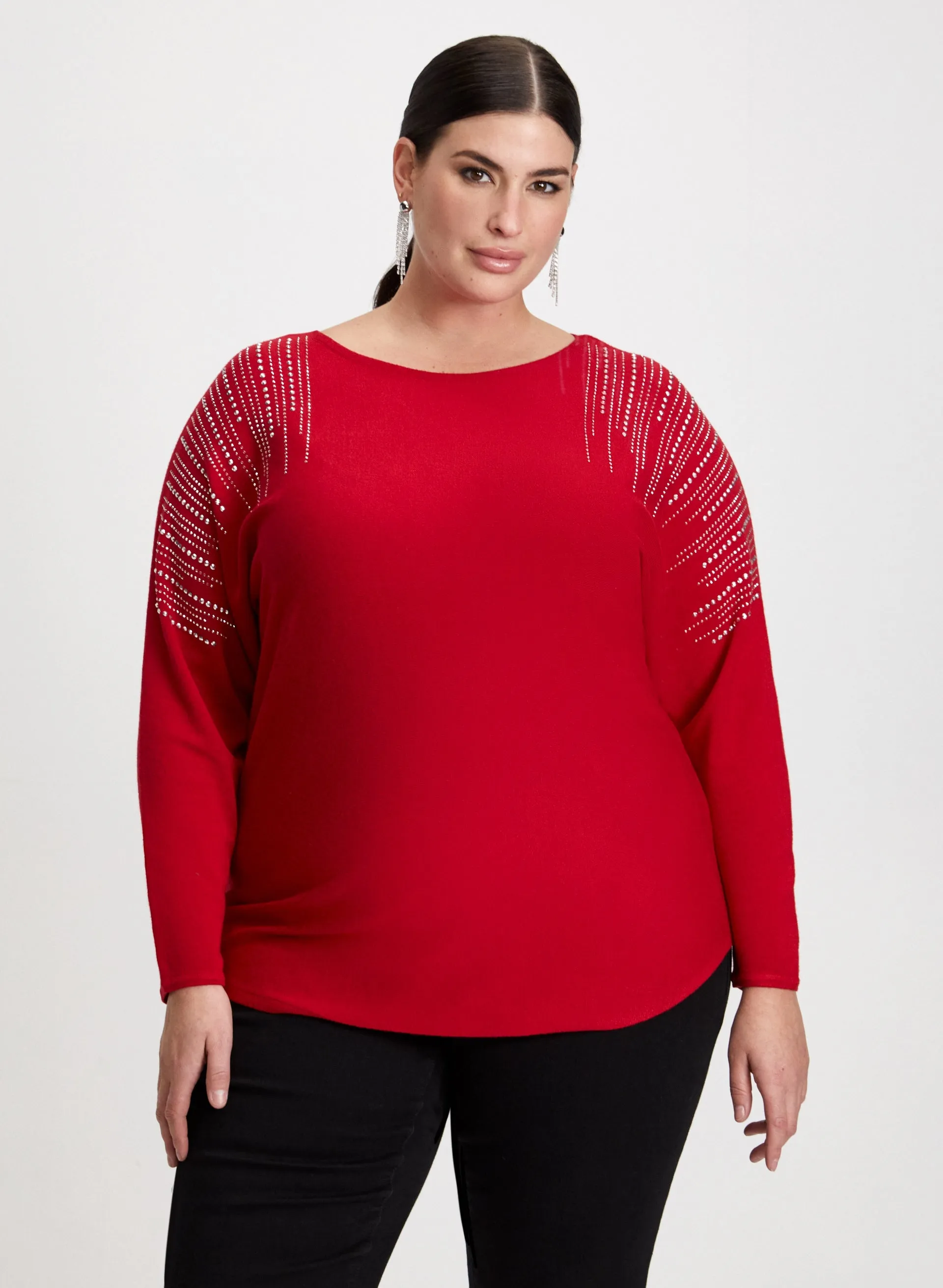 Rhinestone Detail Sweater sold by Laura product image thumbnail 5