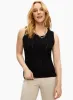 Sleeveless Pointelle Stitch Top sold by Laura