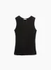 Sleeveless Pointelle Stitch Top sold by Laura