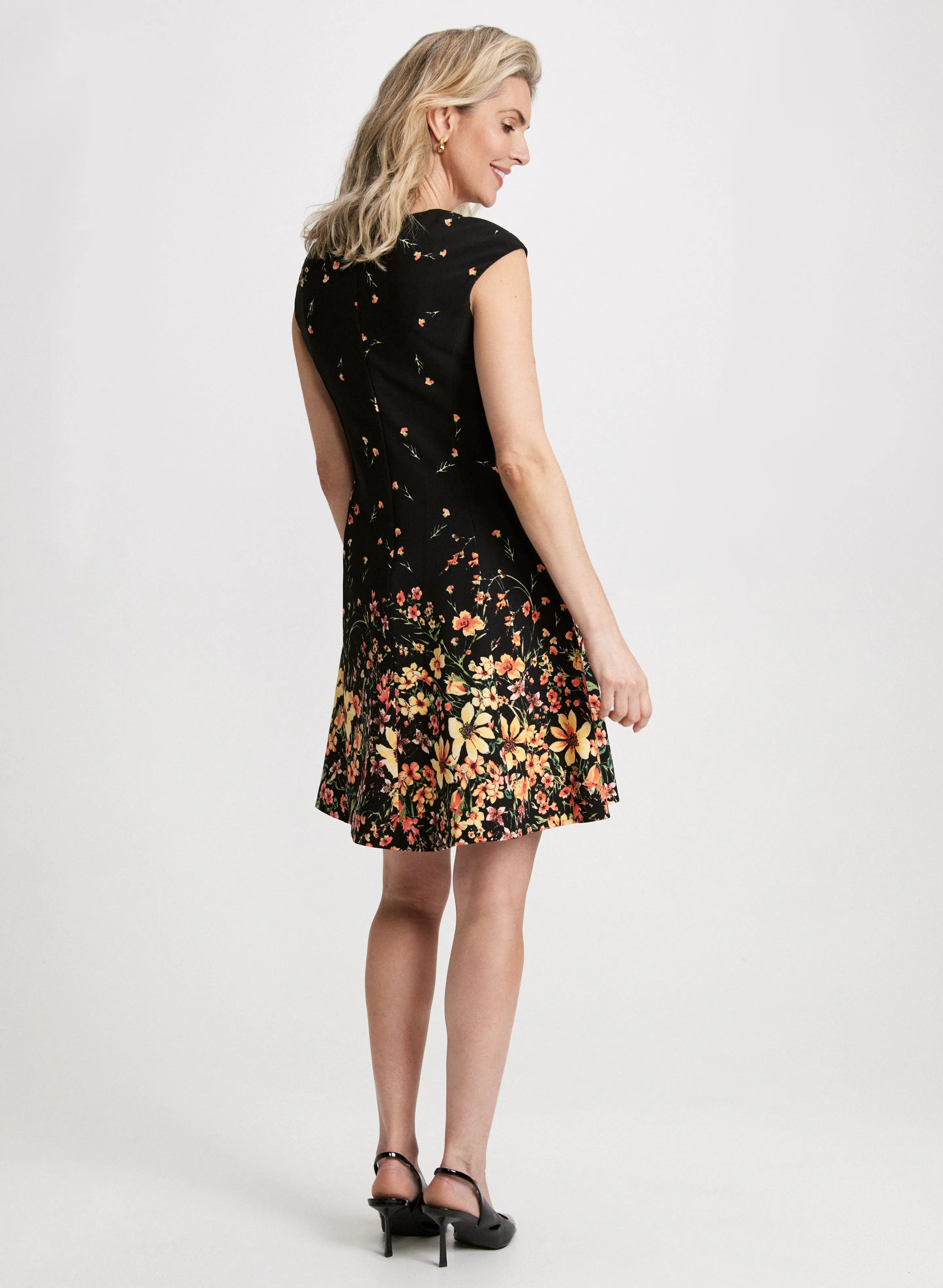 Gradient Floral Print Dress sold by Laura product image thumbnail 2