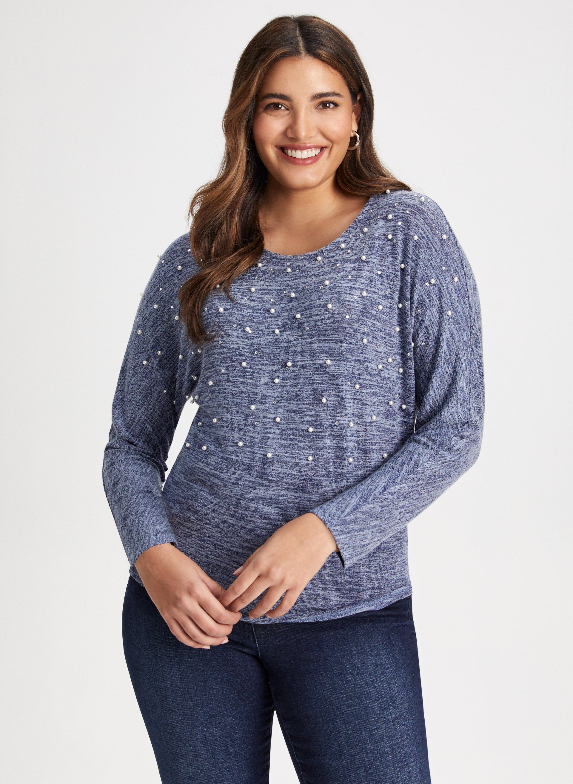 Embellished Long Sleeve Top sold by Laura product image thumbnail 5