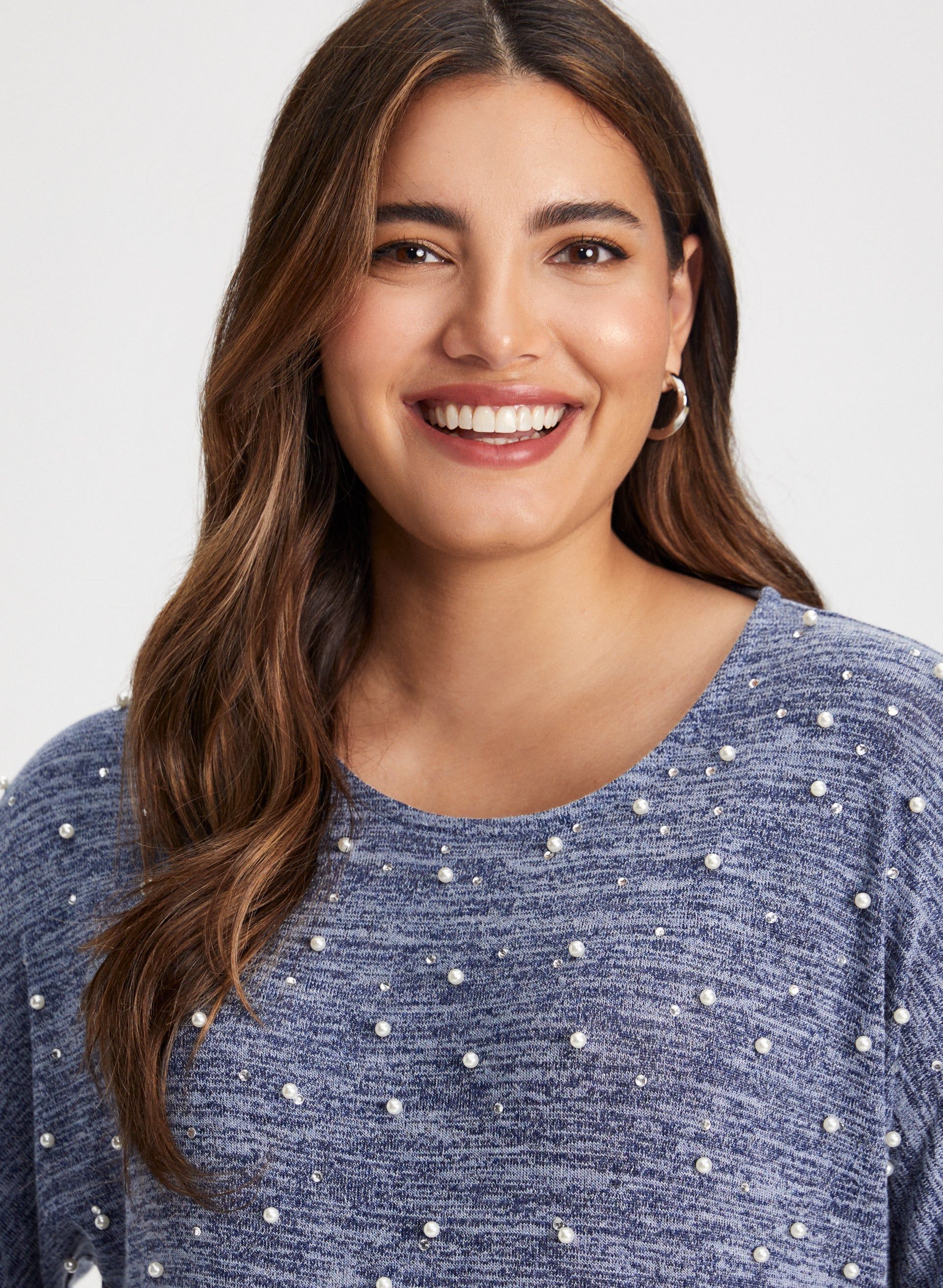 Embellished Long Sleeve Top sold by Laura product image thumbnail 2