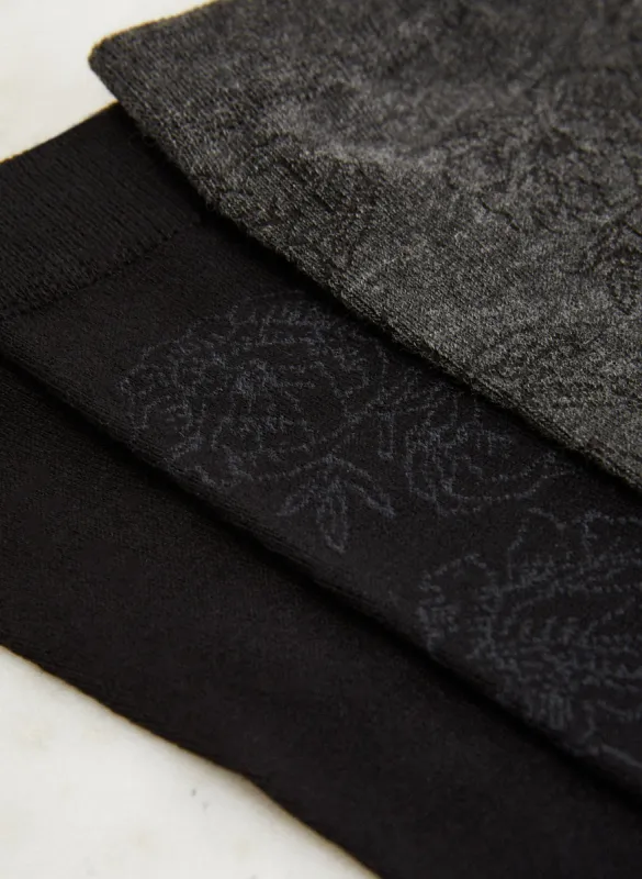 Bamboo Crew Socks 3-Pack sold by Laura