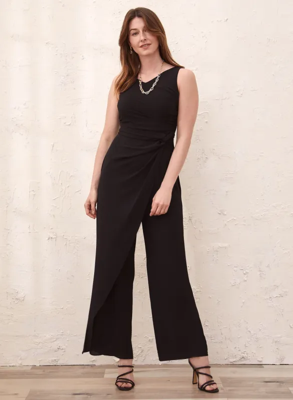 Twist Detail Wide Leg Jumpsuit sold by Laura