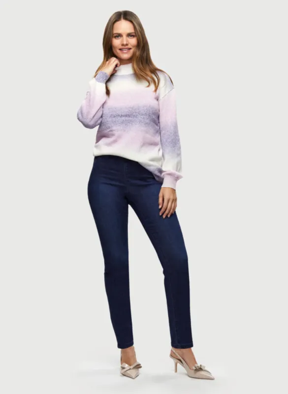 Gradient Motif Sweater & Slim Leg Jeans sold by Laura