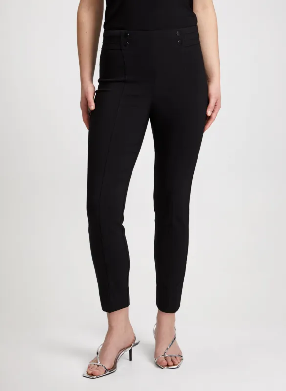 Slim Leg Pull-on Bengaline Pants sold by Laura