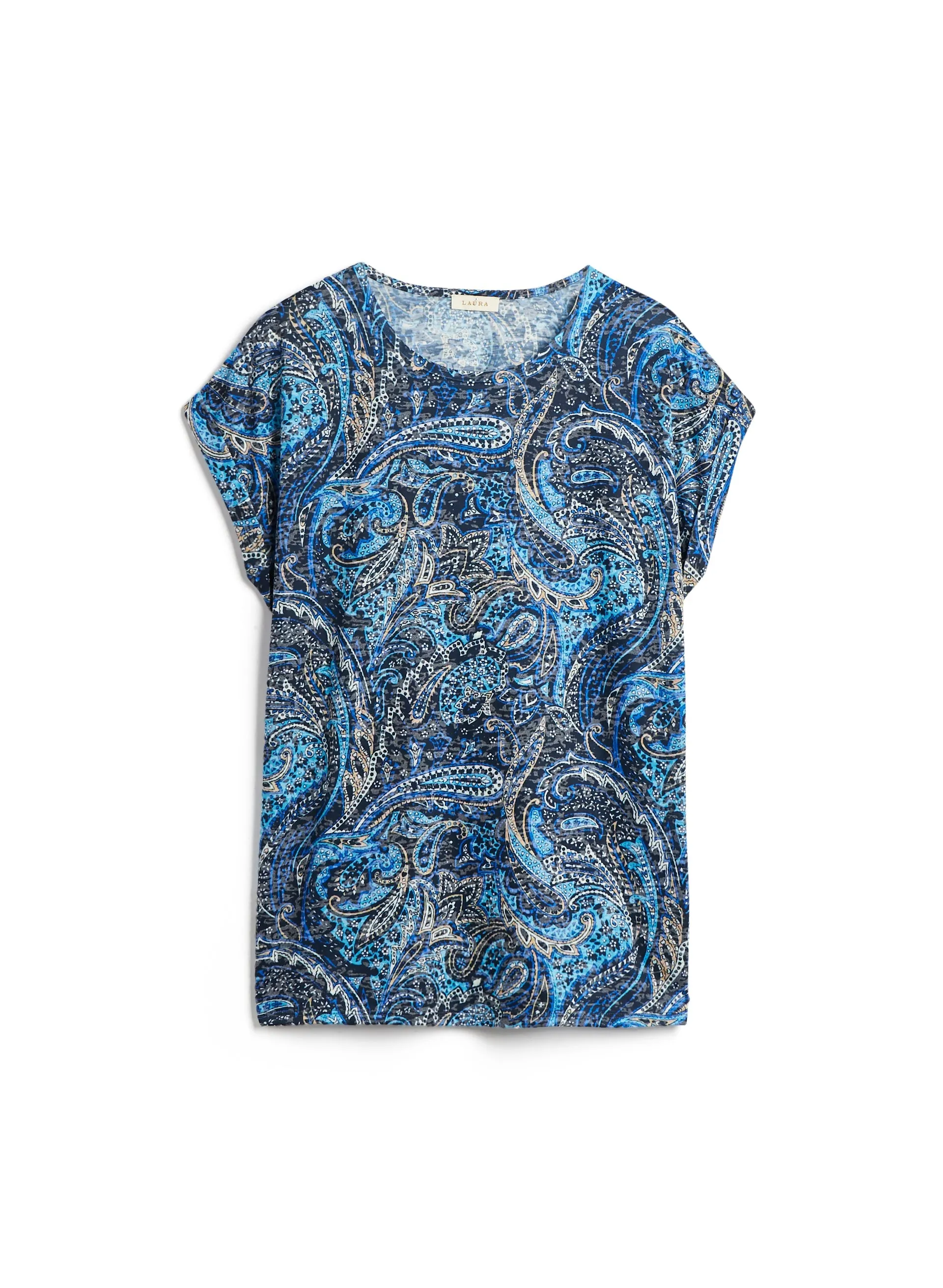 Paisley Print Tee sold by Laura product image thumbnail 5