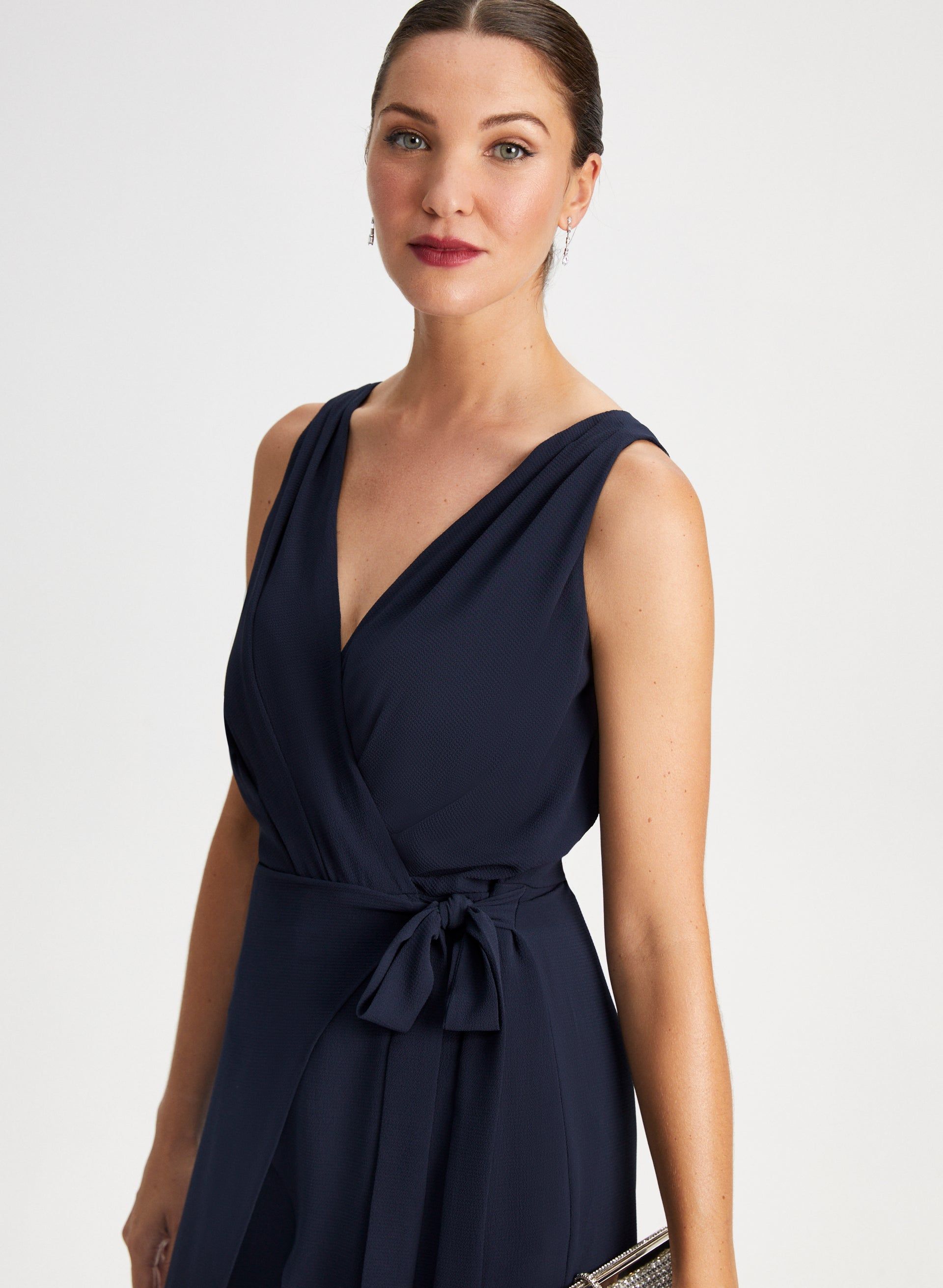 Crossover Detail Jumpsuit sold by Laura product image thumbnail 4