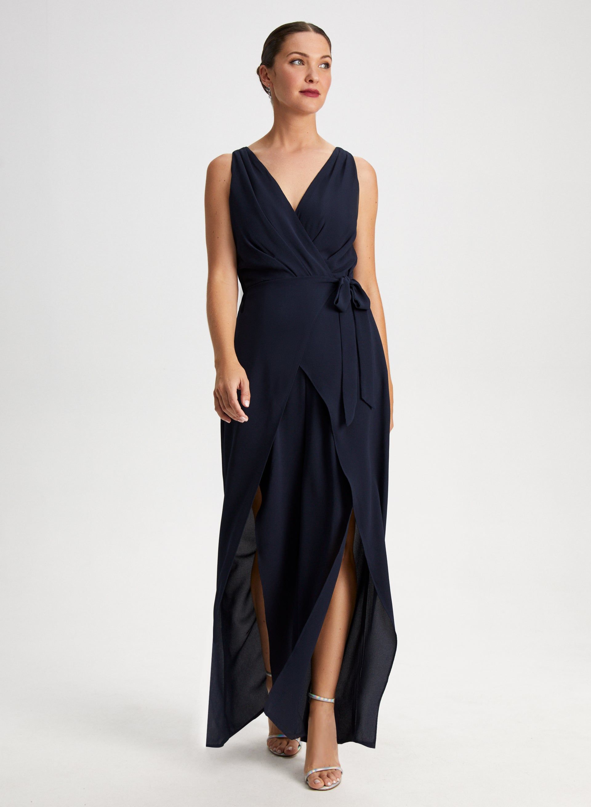 Crossover Detail Jumpsuit sold by Laura