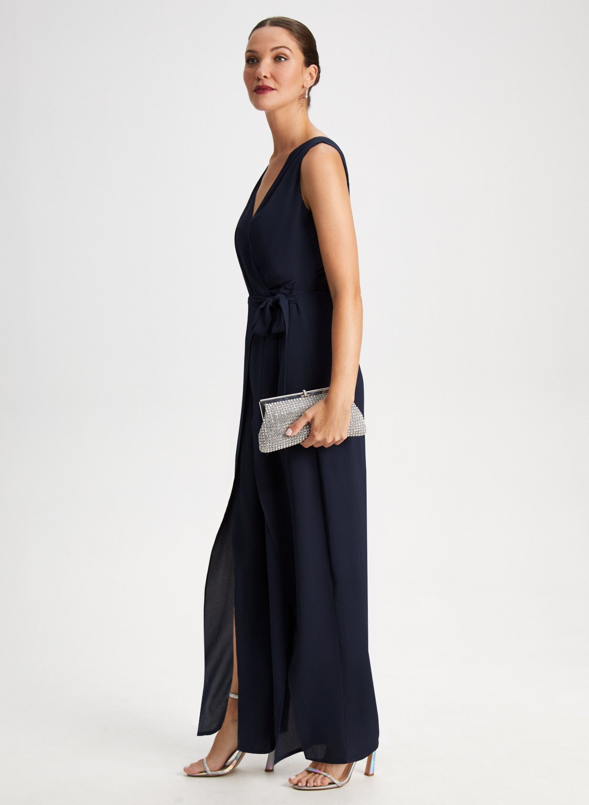 Crossover Detail Jumpsuit sold by Laura product image thumbnail 2