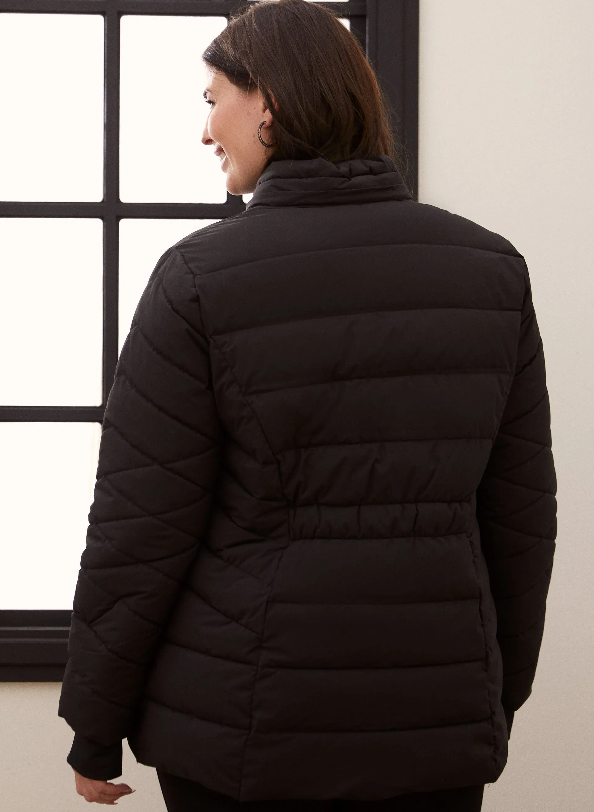 Recycled Stretch Vegan Down Coat sold by Laura product image thumbnail 3