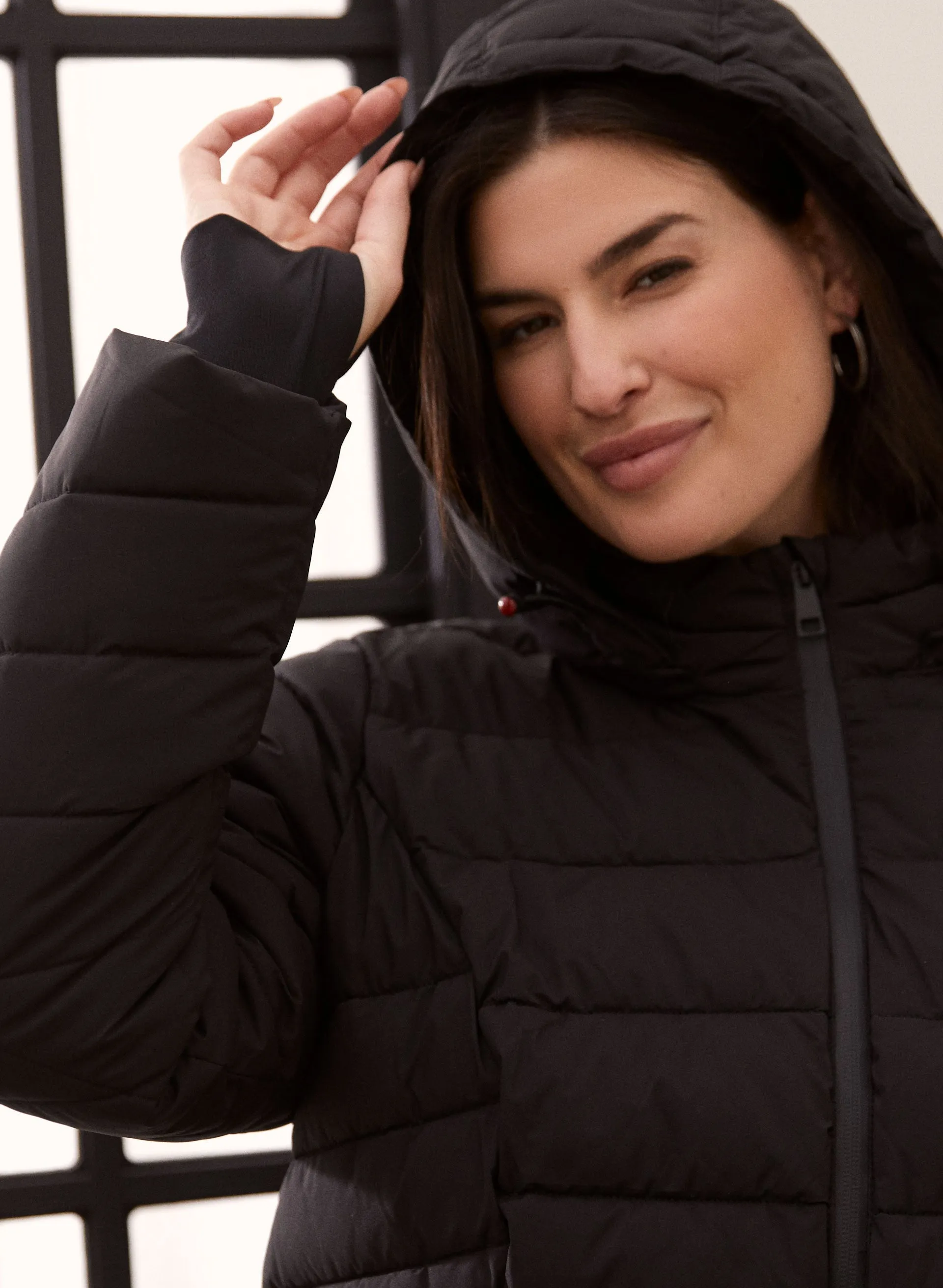 Recycled Stretch Vegan Down Coat sold by Laura product image thumbnail 2