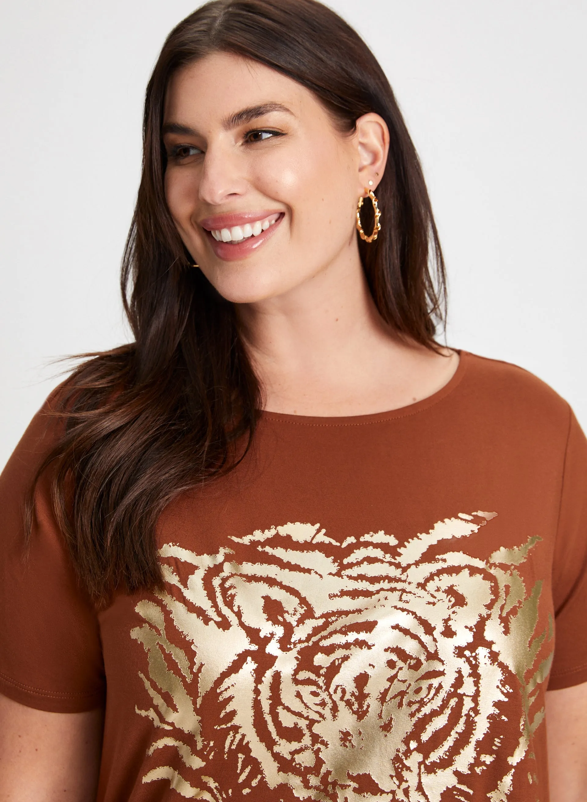 Boat Neck Animal Motif Top sold by Laura product image thumbnail 2