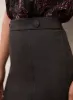 Vegan Leather Detail Pencil Skirt sold by Laura