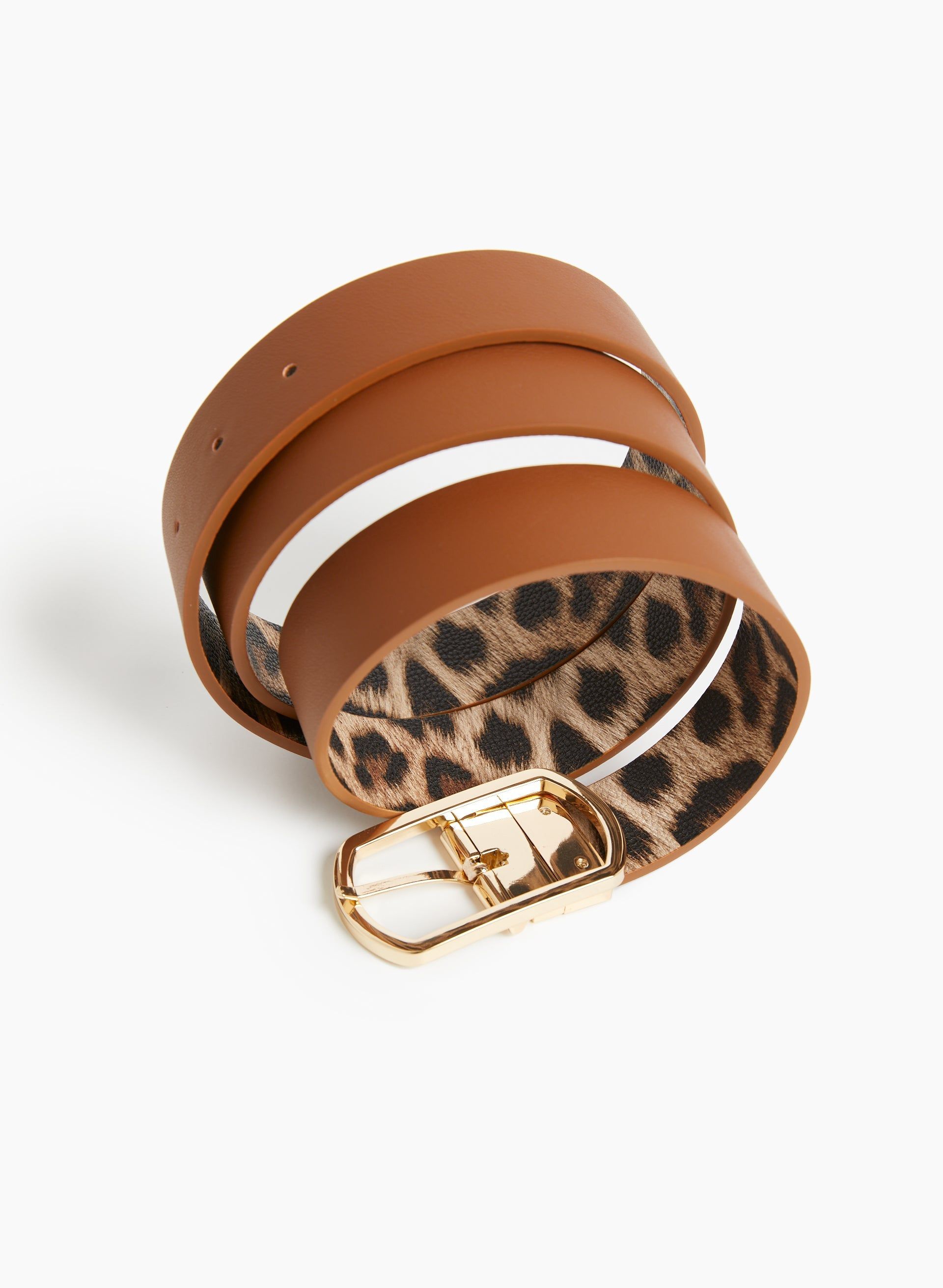 Reversible Leopard Print Belt sold by Laura
