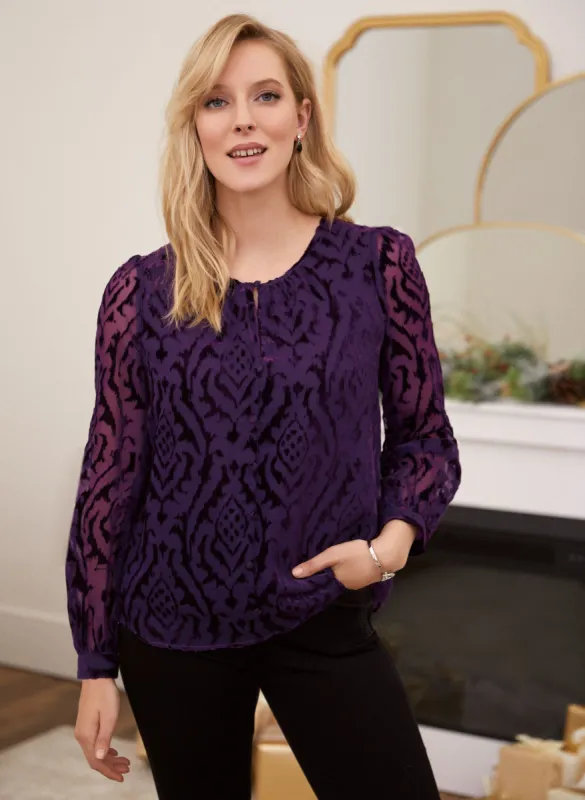 Button Front Blouse sold by Laura