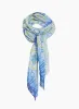 Geometric Tie-Dye Print Scarf sold by Laura