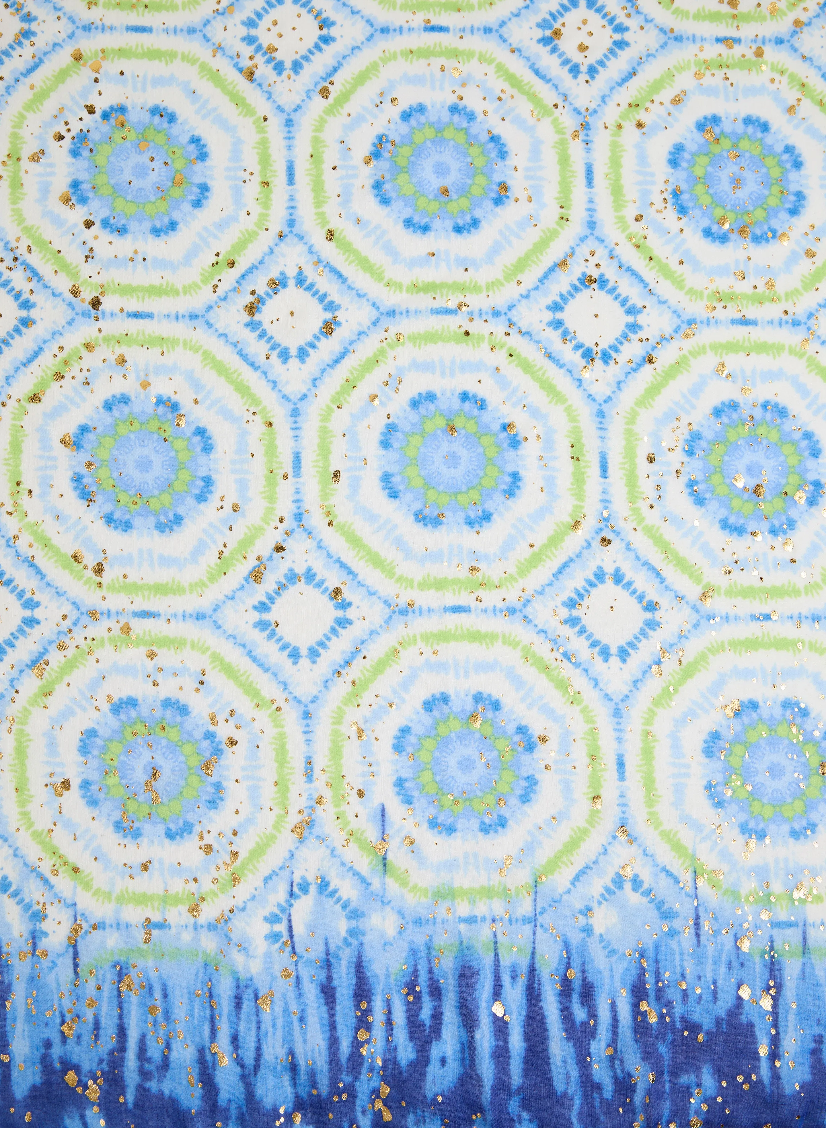 Geometric Tie-Dye Print Scarf sold by Laura product image thumbnail 2