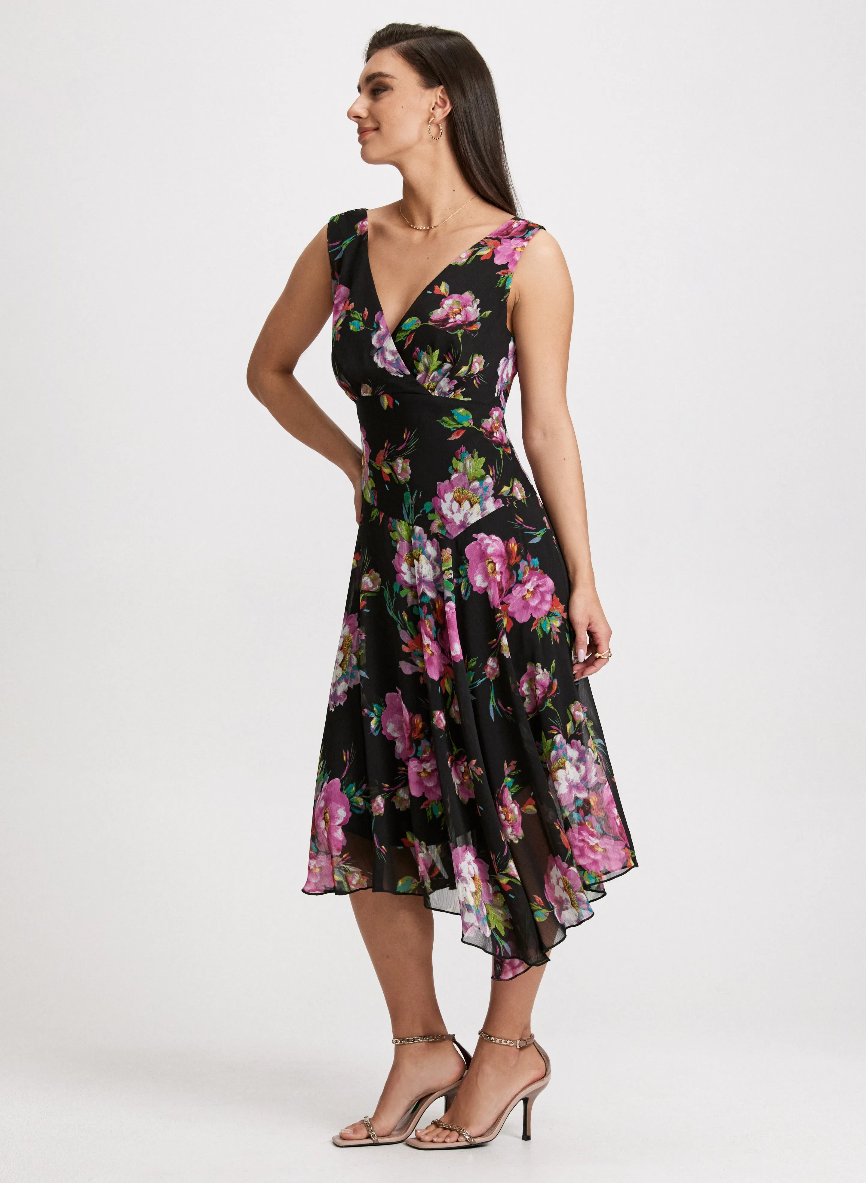 Floral Print Asymmetric Dress sold by Laura product image thumbnail 2