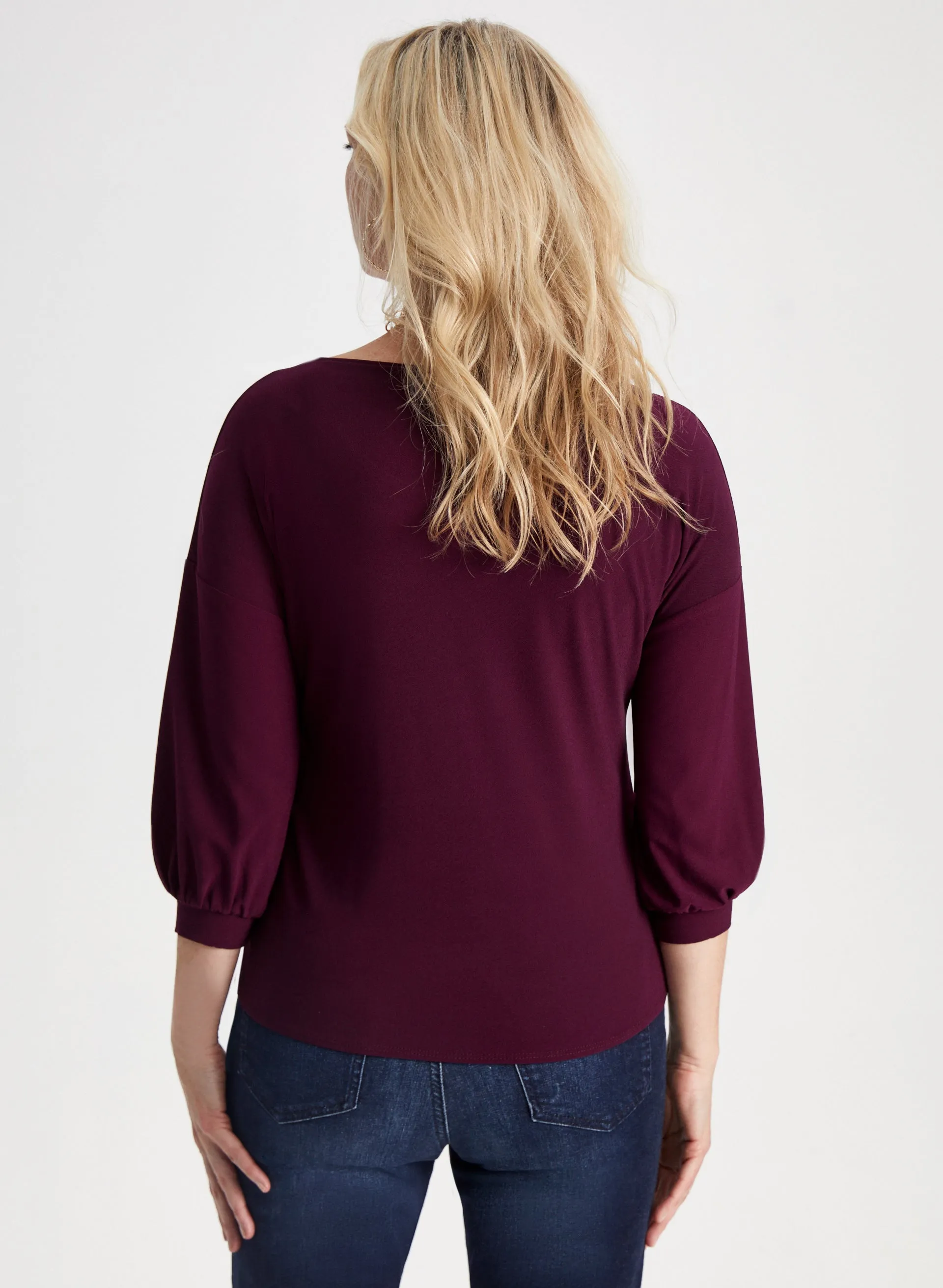 Elbow Puff Sleeve Top sold by Laura product image thumbnail 4