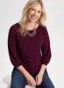 Elbow Puff Sleeve Top sold by Laura