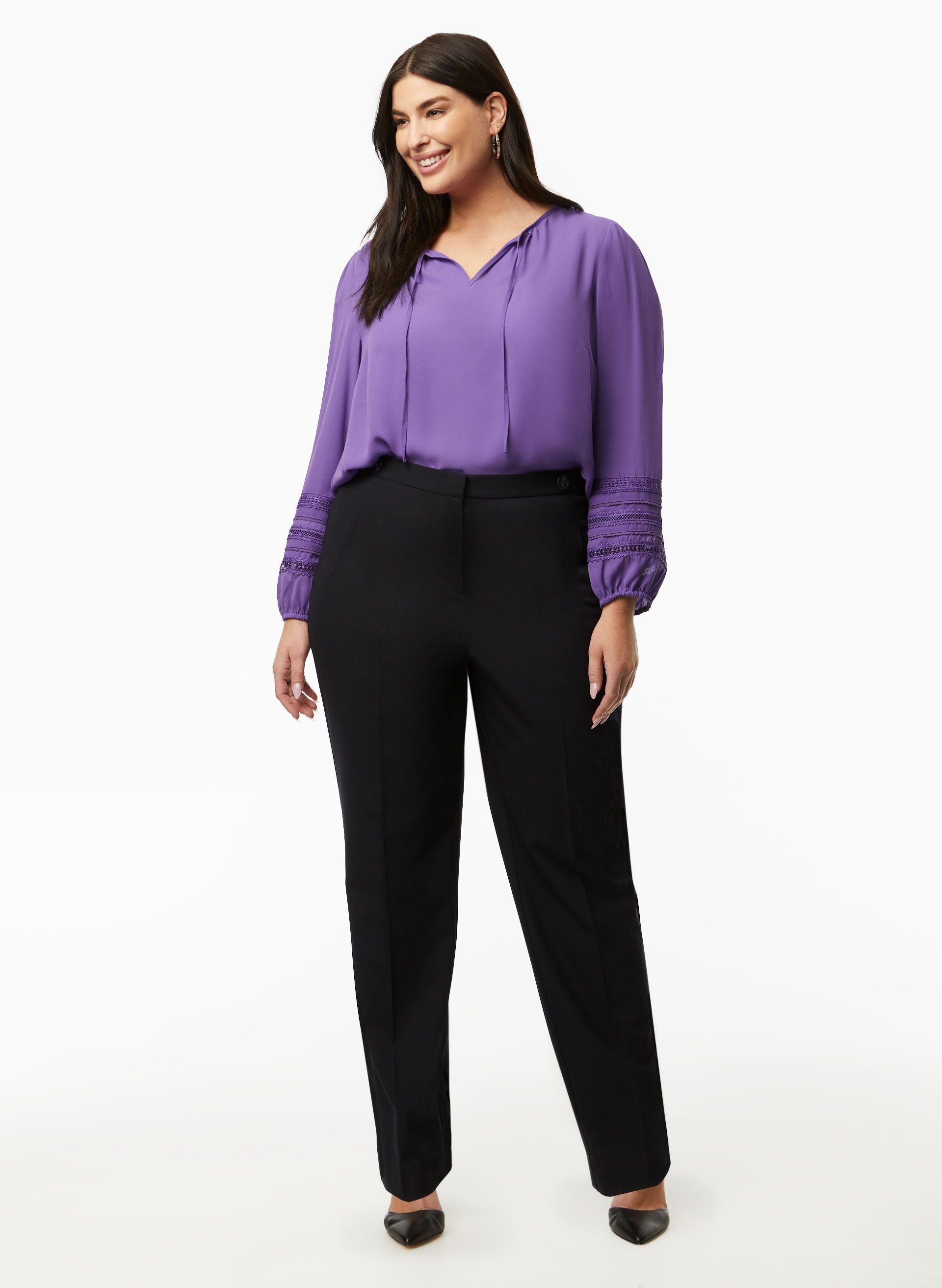 Puff Sleeve Embroidered Top sold by Laura product image thumbnail 3