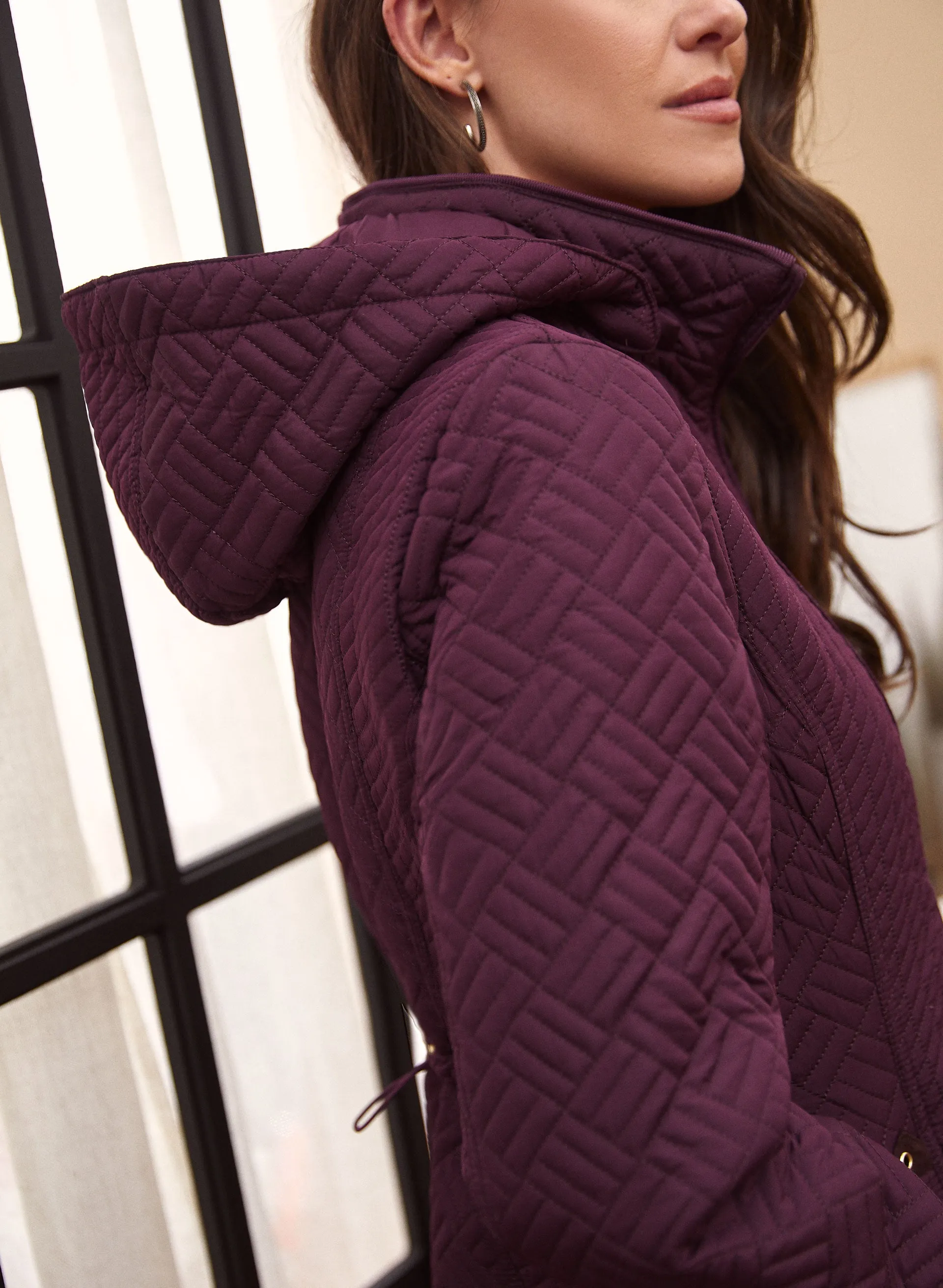 Geometric Quilted Coat sold by Laura product image thumbnail 4