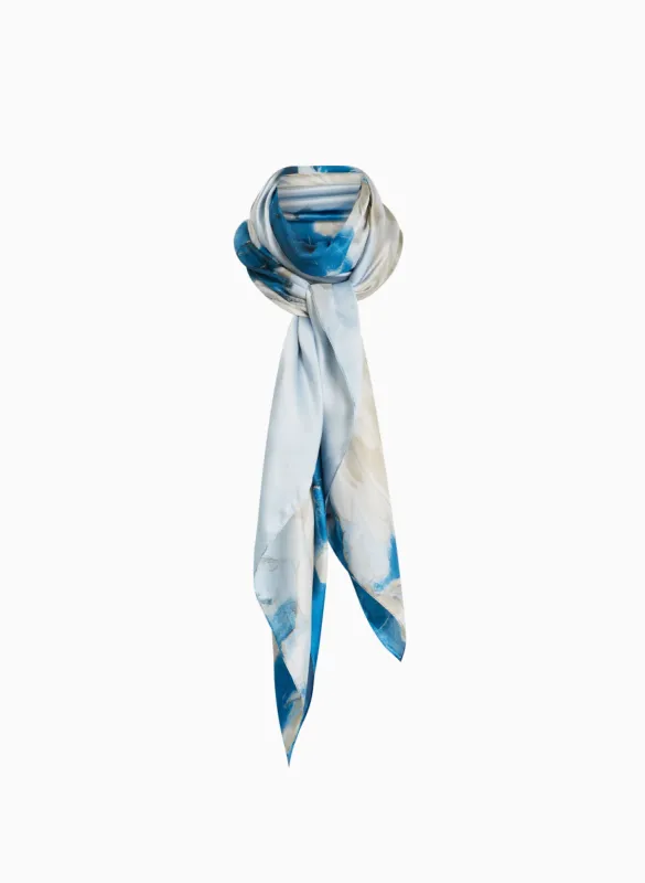 Abstract Floral Print Scarf sold by Laura