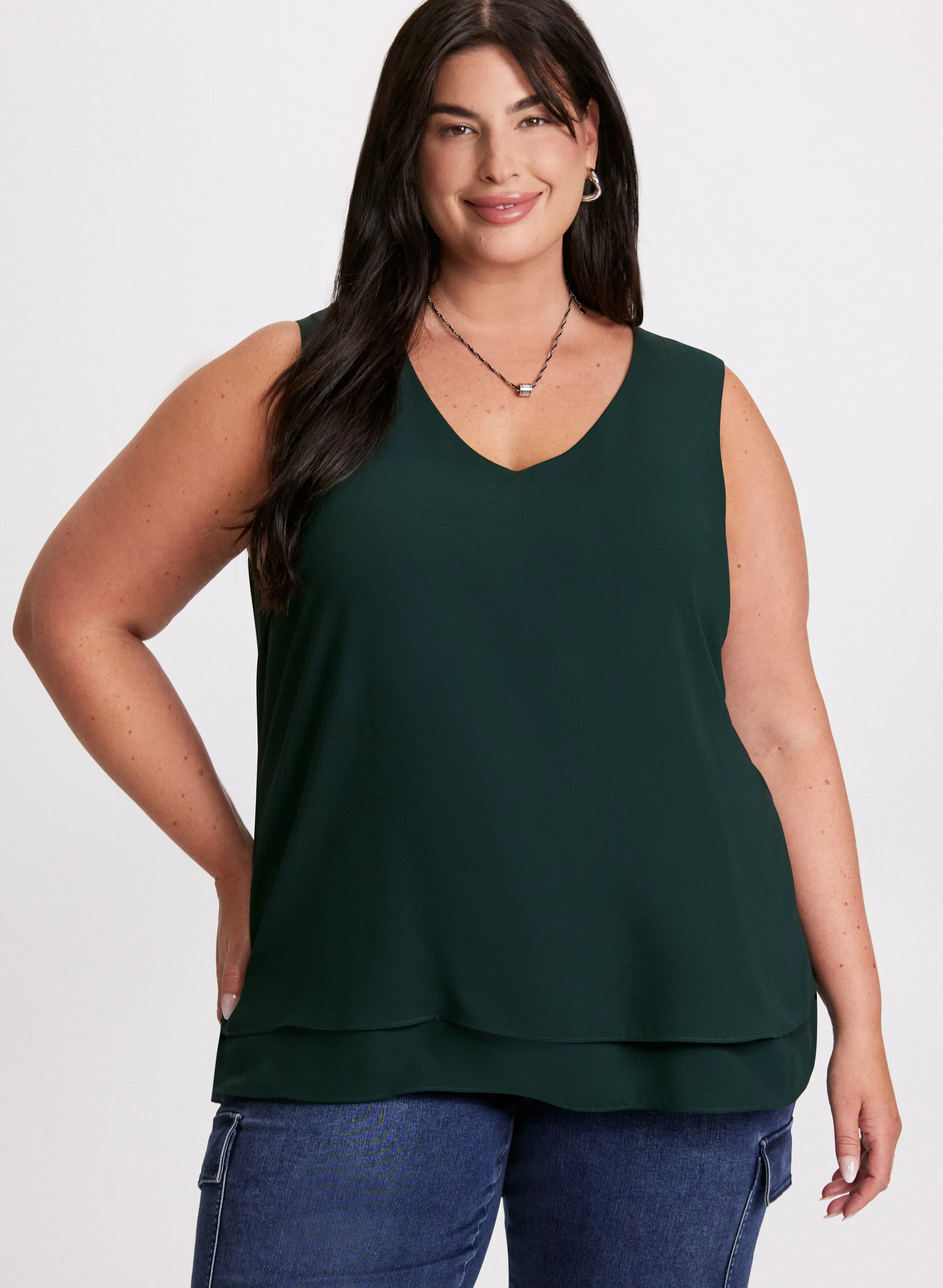 Sleeveless V-Neck Blouse sold by Laura product image thumbnail 5
