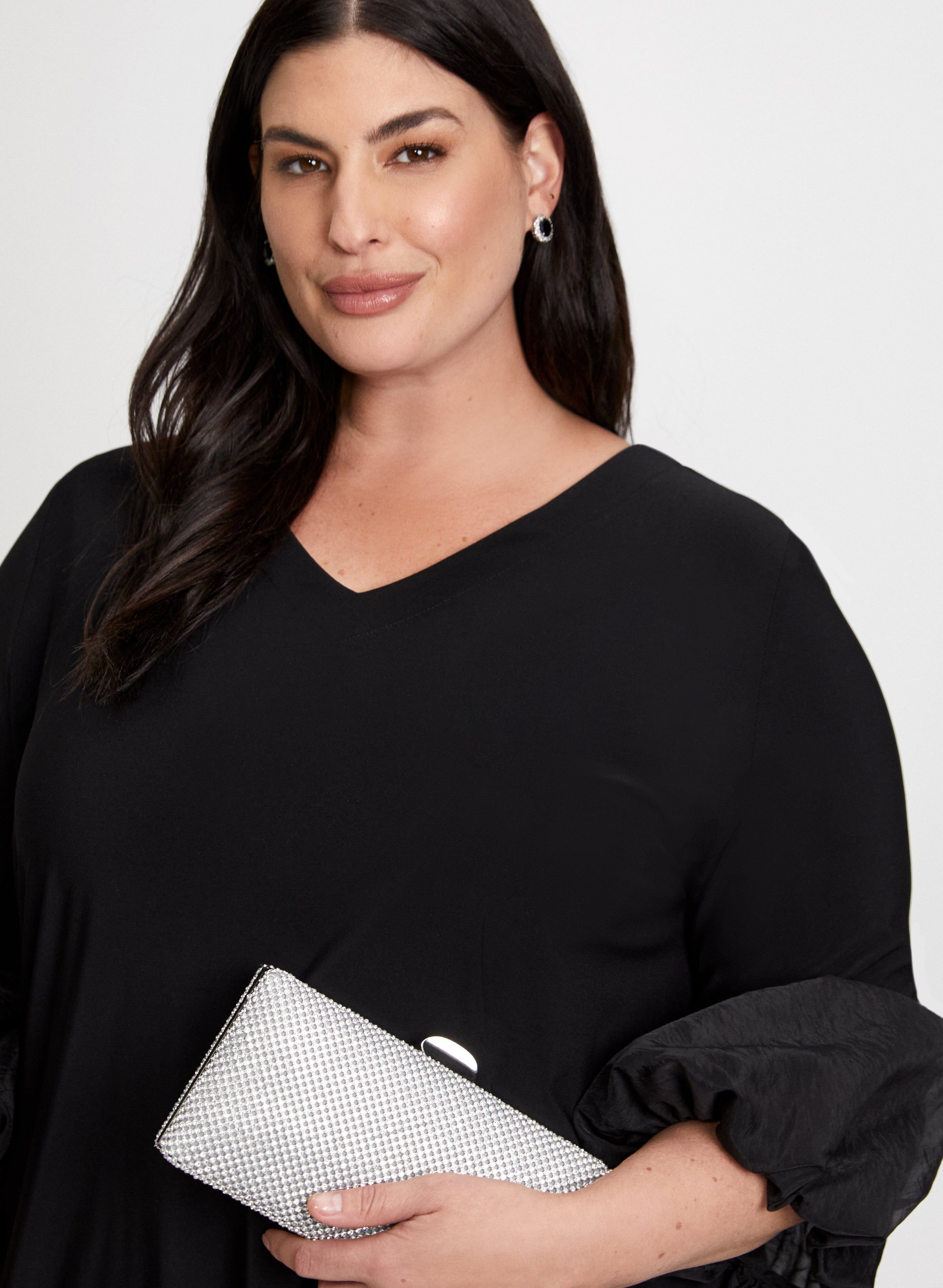 Joseph Ribkoff - Balloon Sleeve Chiffon Tunic sold by Laura product image thumbnail 2
