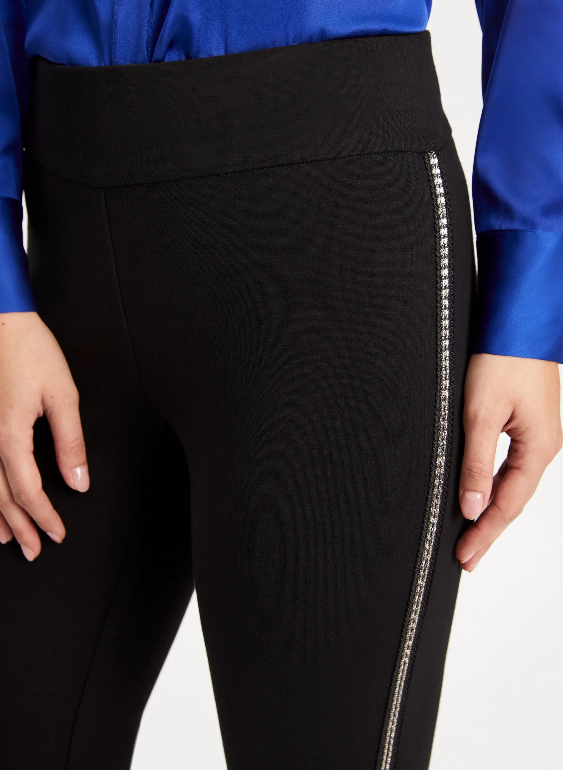 Stripe Detail Slim Leg Pants sold by Laura product image thumbnail 4