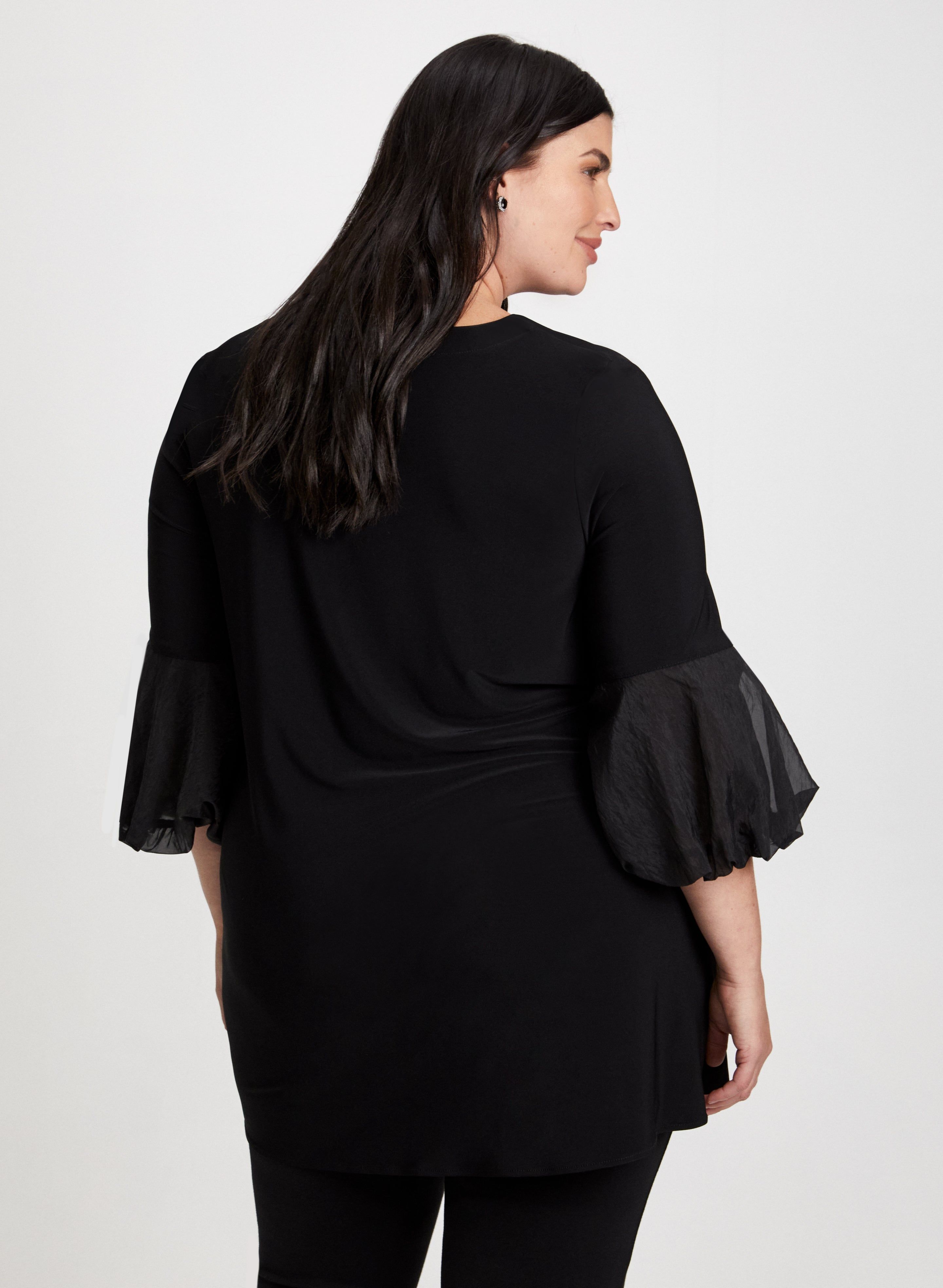 Joseph Ribkoff - Balloon Sleeve Chiffon Tunic sold by Laura product image thumbnail 4