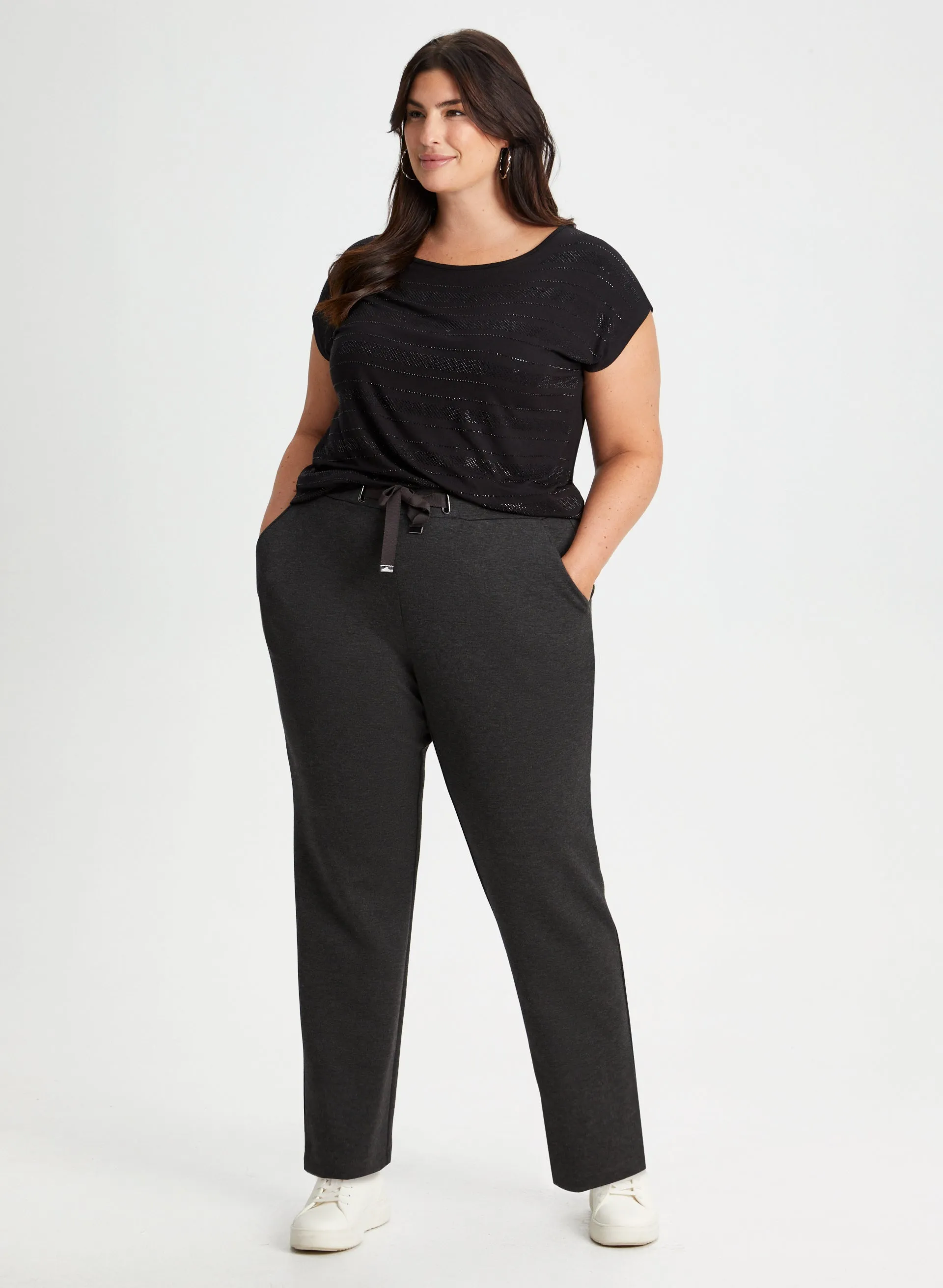 Drawstring Waist Pull-On Pants sold by Laura product image thumbnail 3