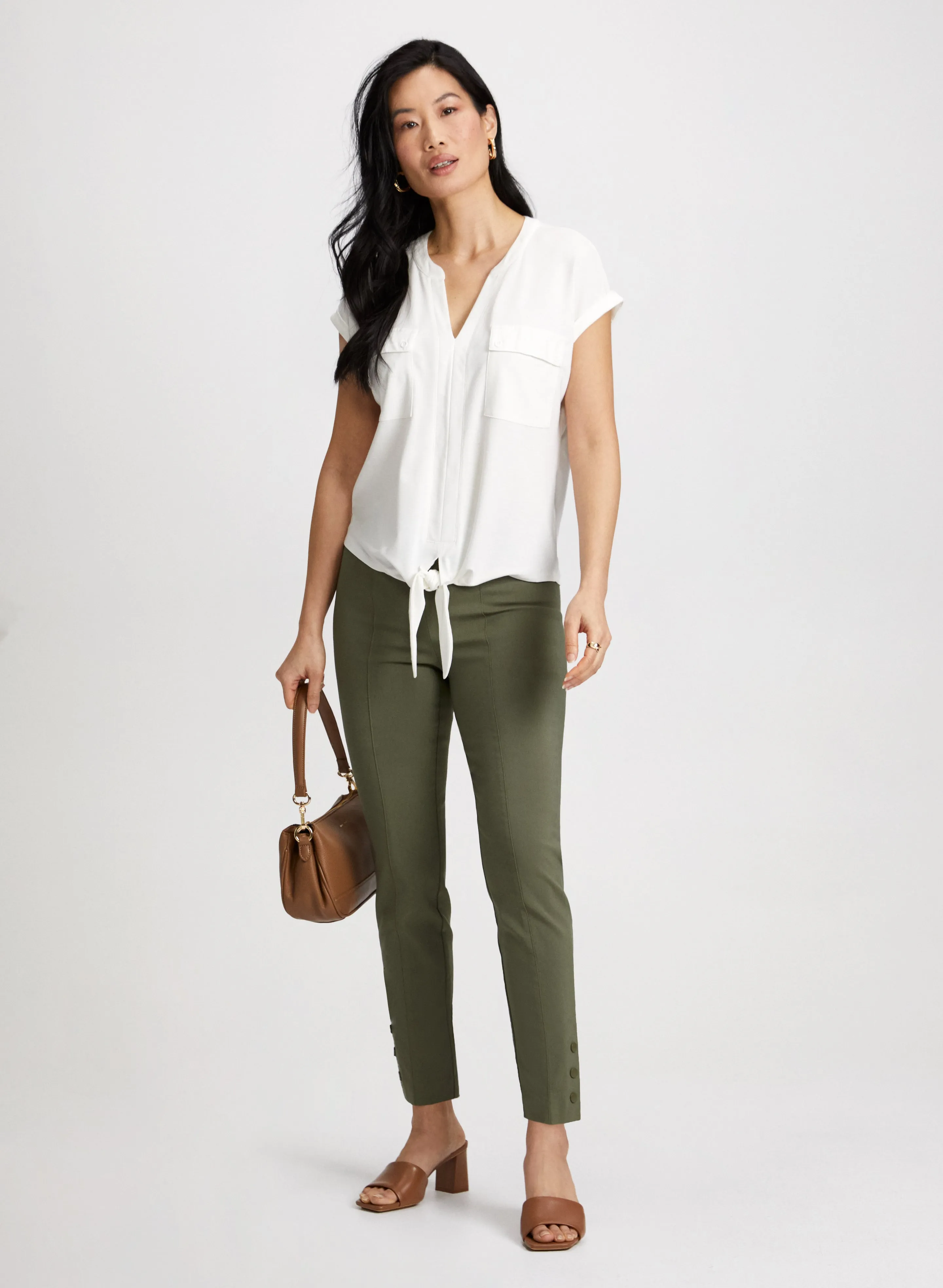 Slim Pull-On Ankle Pants sold by Laura product image thumbnail 4