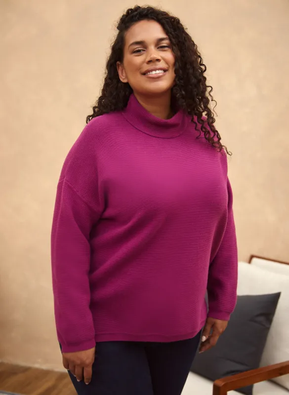 Ottoman High-Low Tunic Sweater sold by Laura