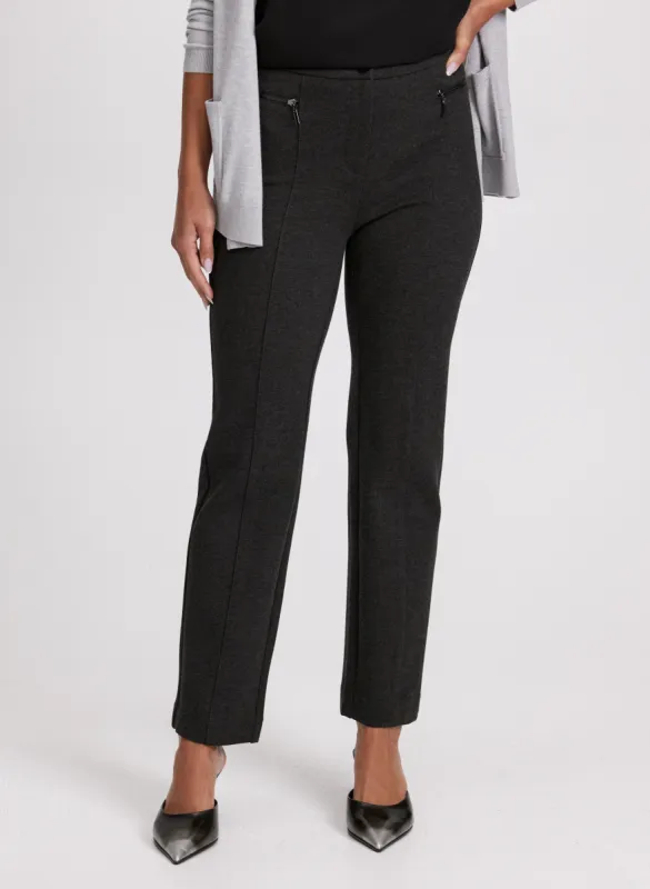 Mia Straight-Leg Pants - Short sold by Laura