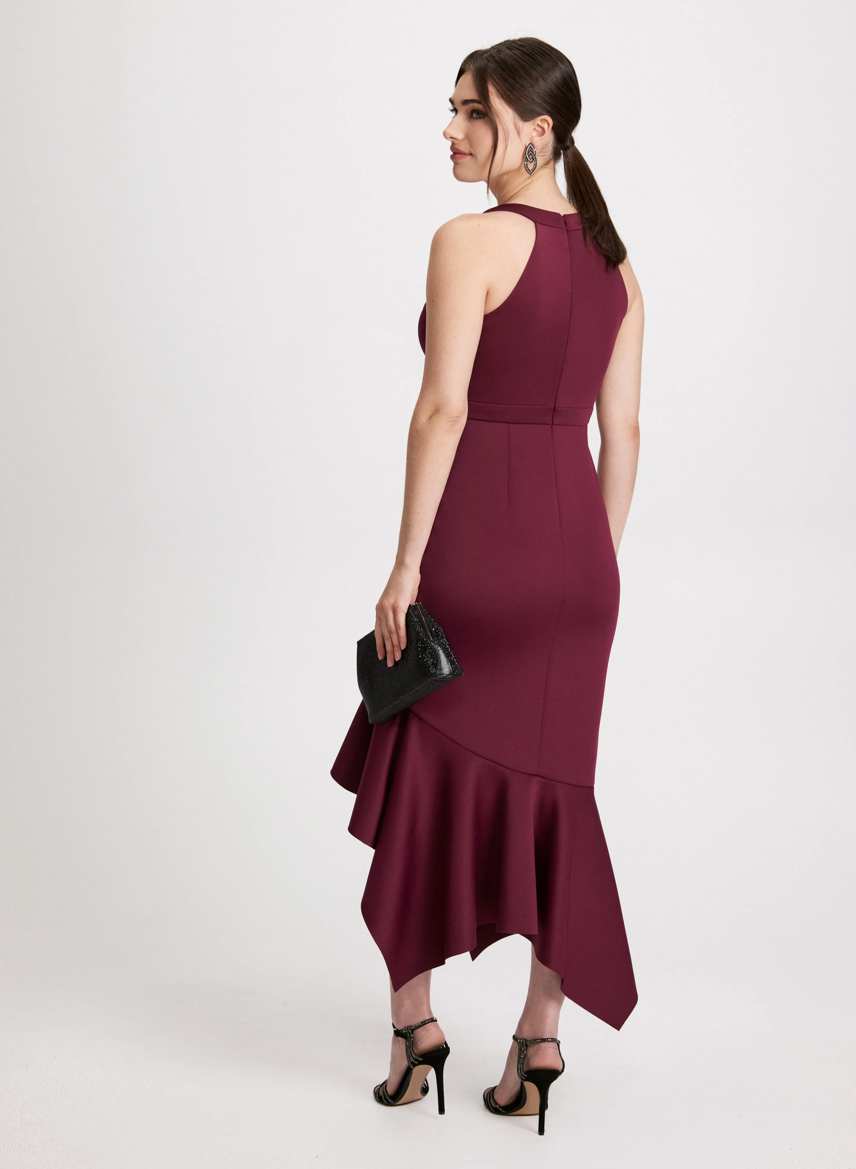 Asymmetric Ruffle Evening Dress sold by Laura product image thumbnail 3