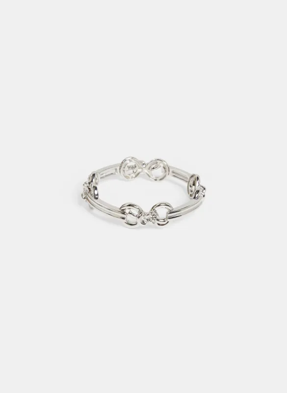 Link Detail Stretch Bracelet sold by Laura