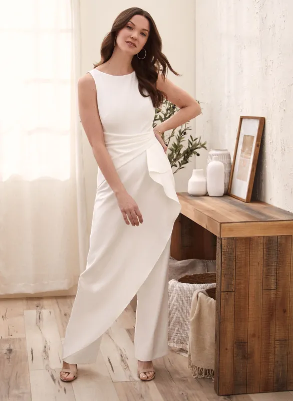 Asymmetric Ruffled Jumpsuit sold by Laura