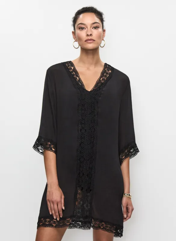 Crochet Lace Cover-Up sold by Laura