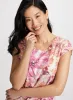 Floral Print Burnout Tee sold by Laura